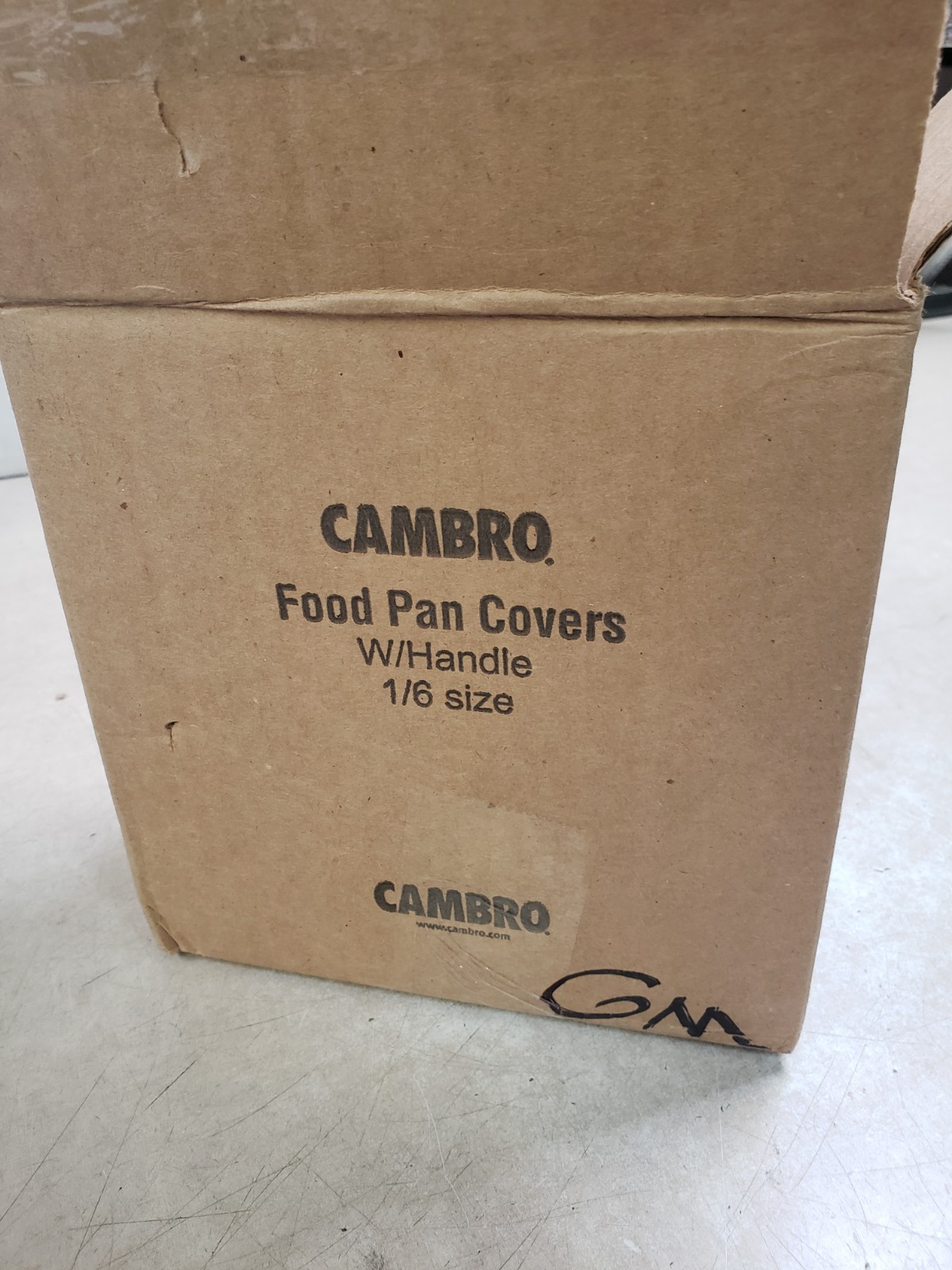 Cambro 60CWCH135 Camwear Clear Polycarbonate Food Covers 1/6 Size Case w/ 6 Lids