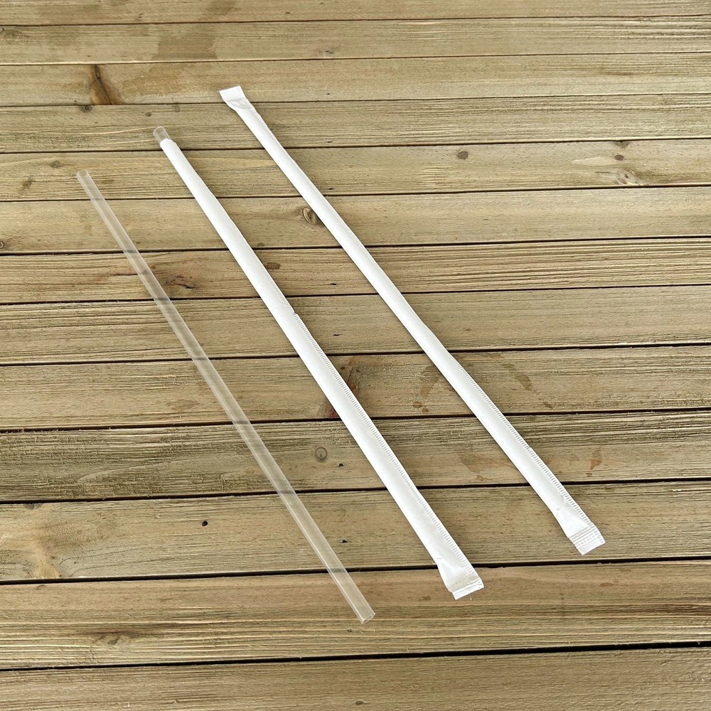 Boardwalk JUMW1025CLR 10.25″ Jumbo Polypropylene Straws – Clear (2000/CT) New