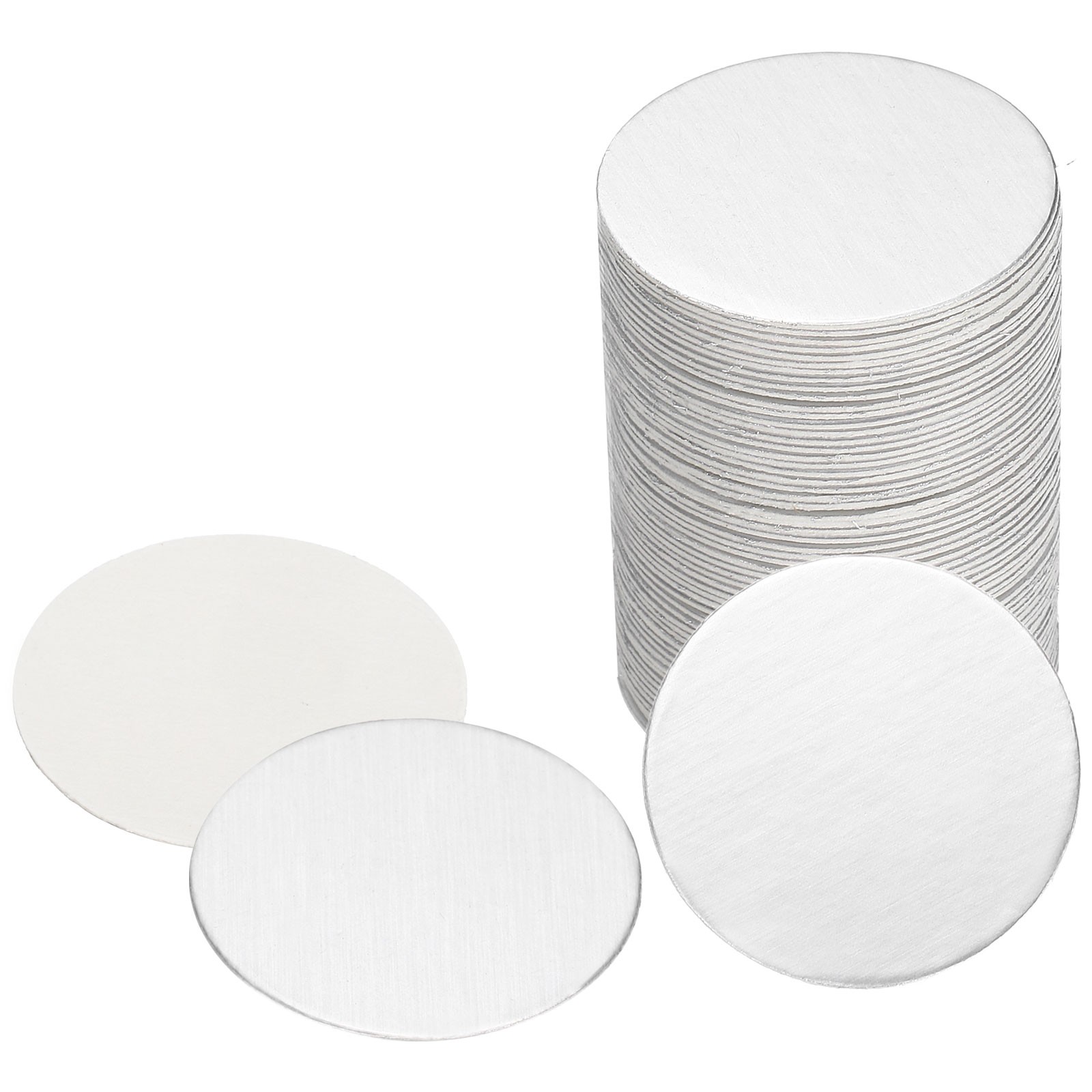 30mm/1.18» Aluminum Foil Cap Liners,160 Pcs Induction Sealer Sealing Liners