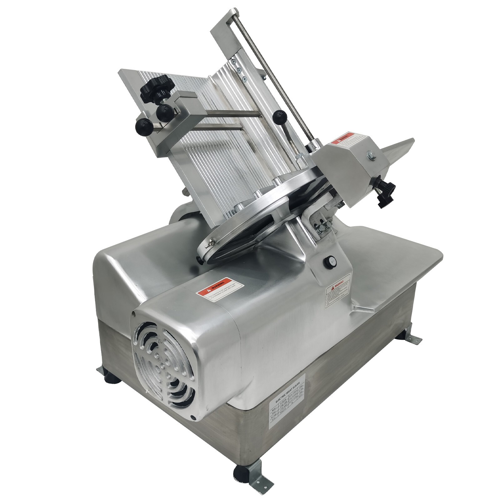 13inch Frozen Meat Slicing Machine Various Meat Slices Cutting Commercial 110V