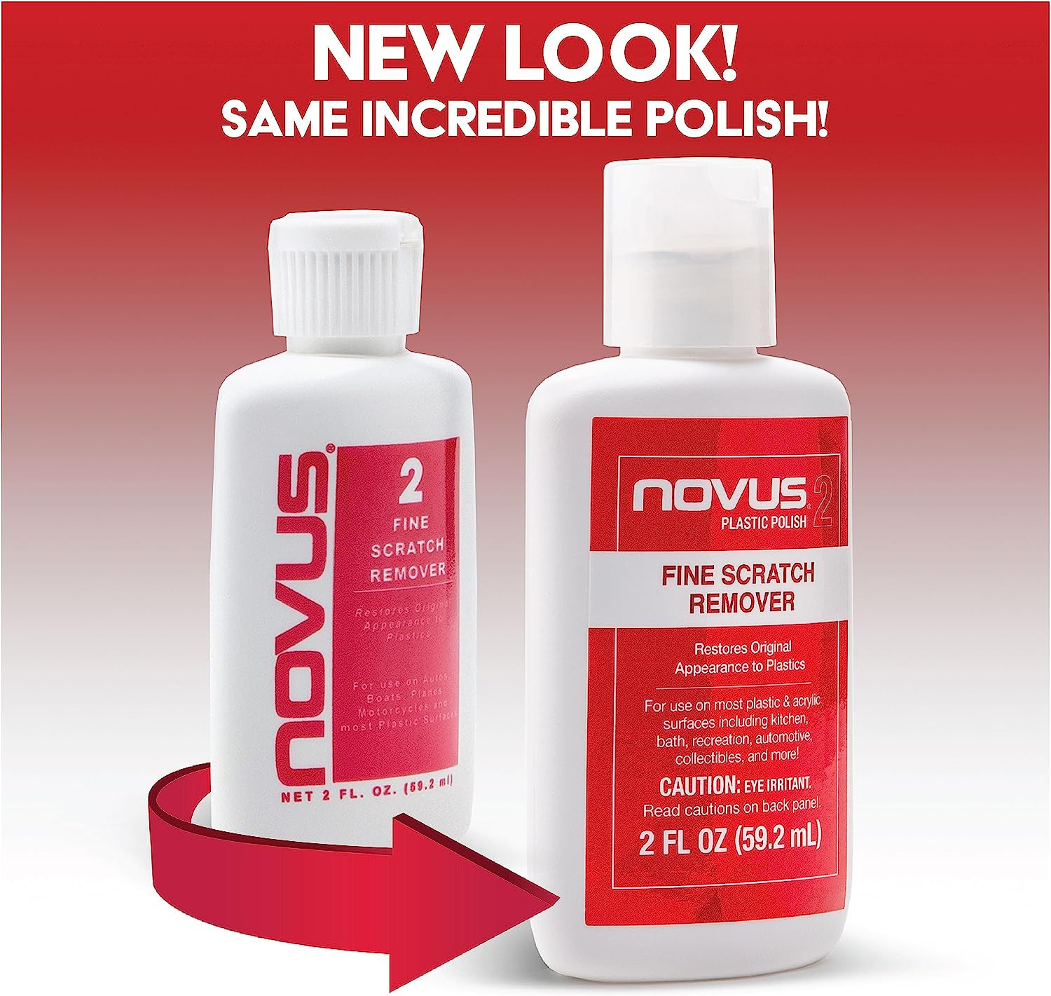 NOVUS-PK2-8 | Plastic Clean & Shine #1, Fine Scratch Remover #2 and Polish Mates