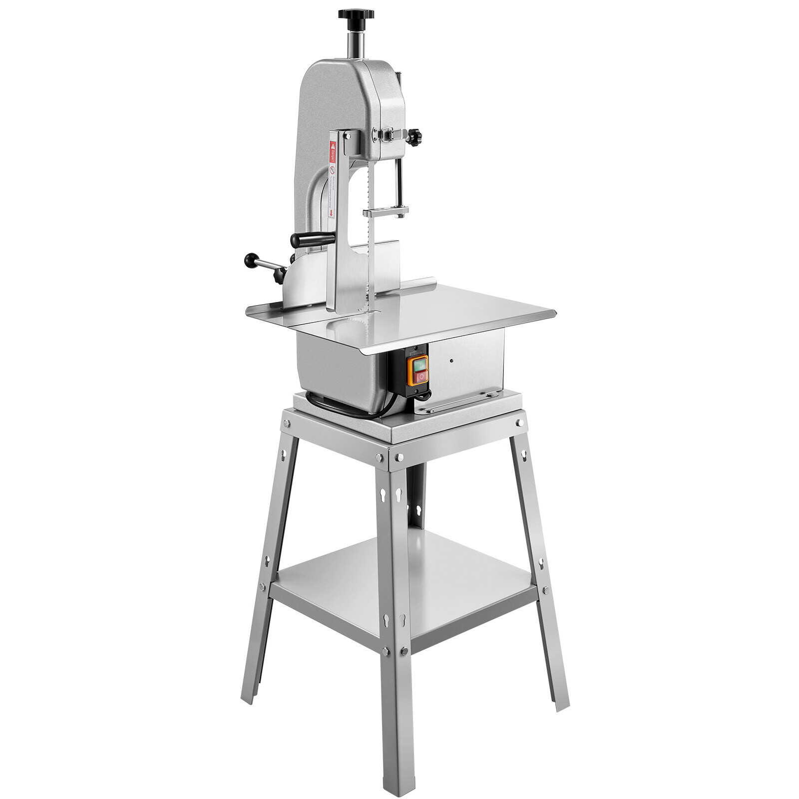 VEVOR 850W Commercial Electric Meat Bandsaw Stainless Steel Bone Sawing Machine
