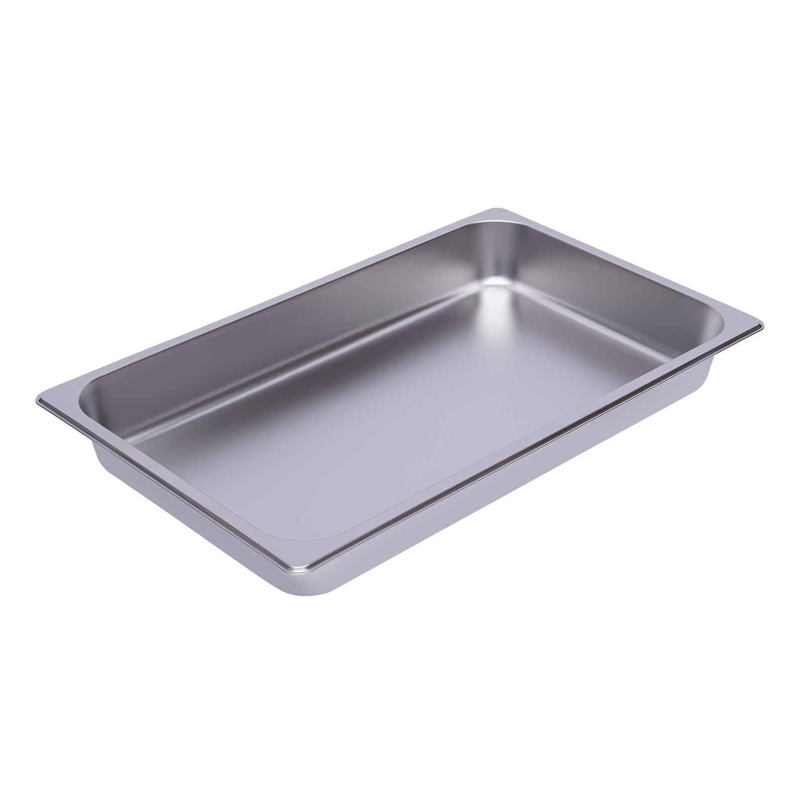 Full Size Steam Table Pans, 6-Pack 2.5 Inch Deep Restaurant Steam Table Pans