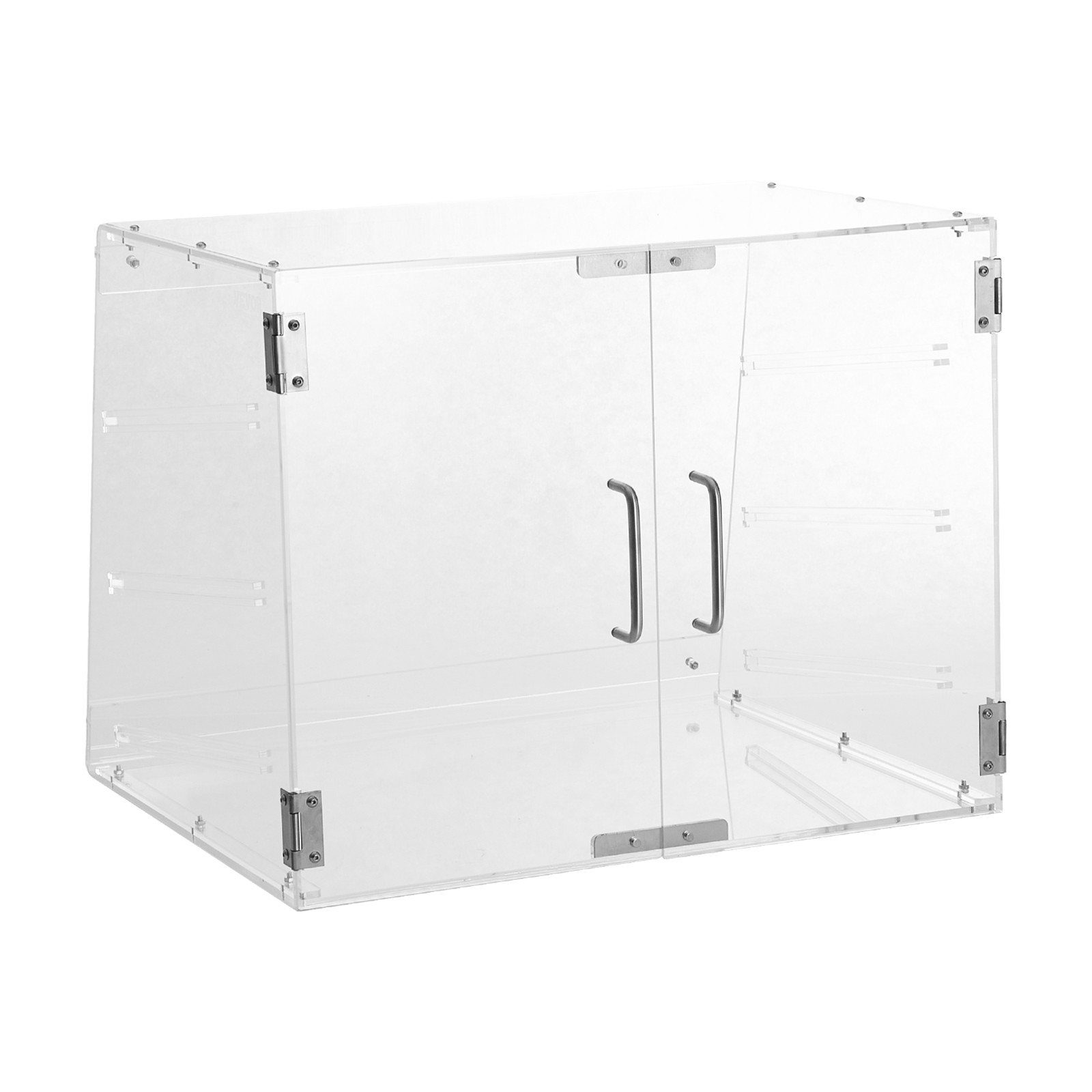 VEVOR 3-Tier Acrylic Bakery Display Case Countertop Donut Pastry Case Rear Door
