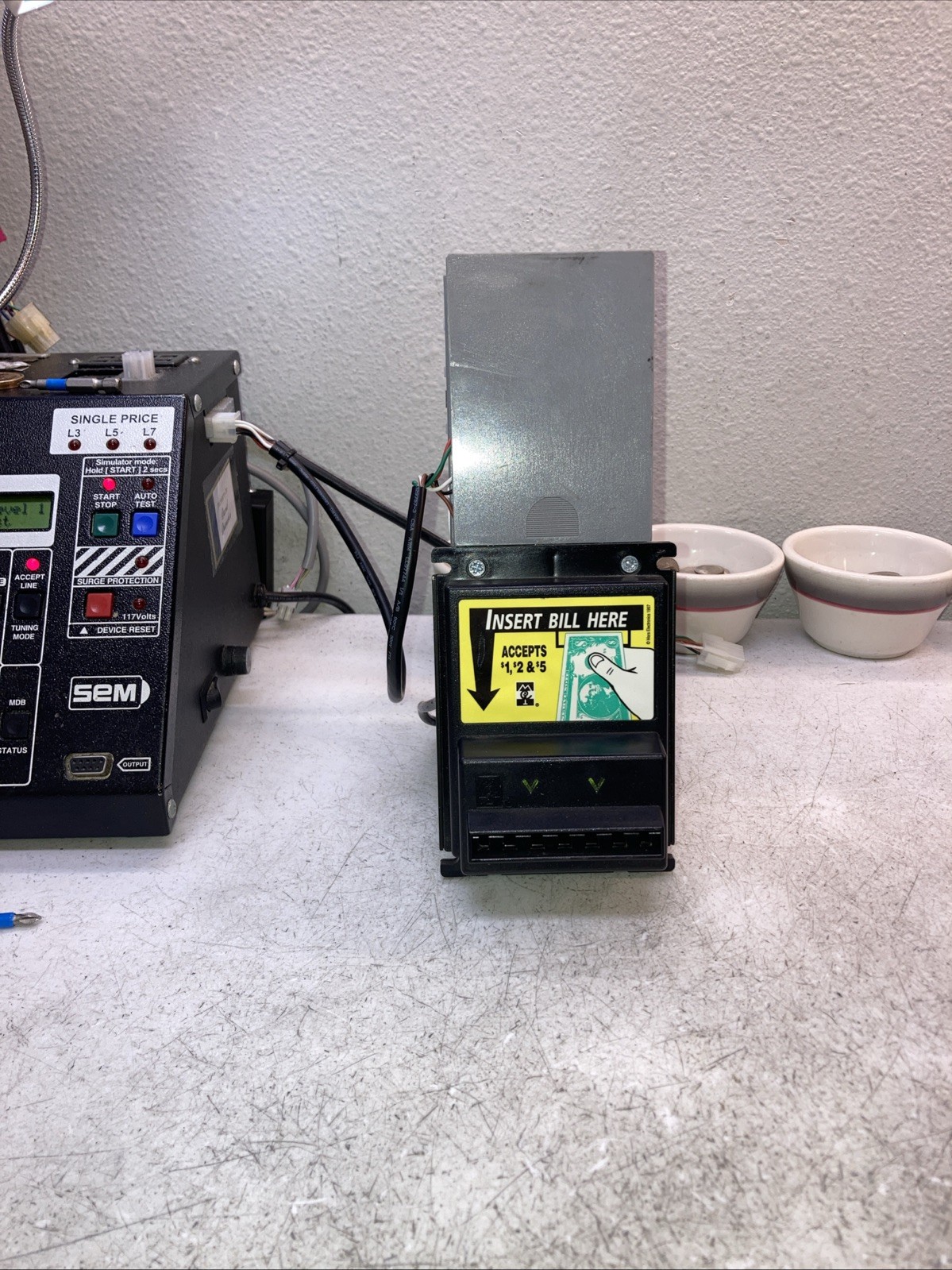 MARS MEI CPI VN2512 MDB 24 Volt Validator $1-$5. REBUILT . With Warranty