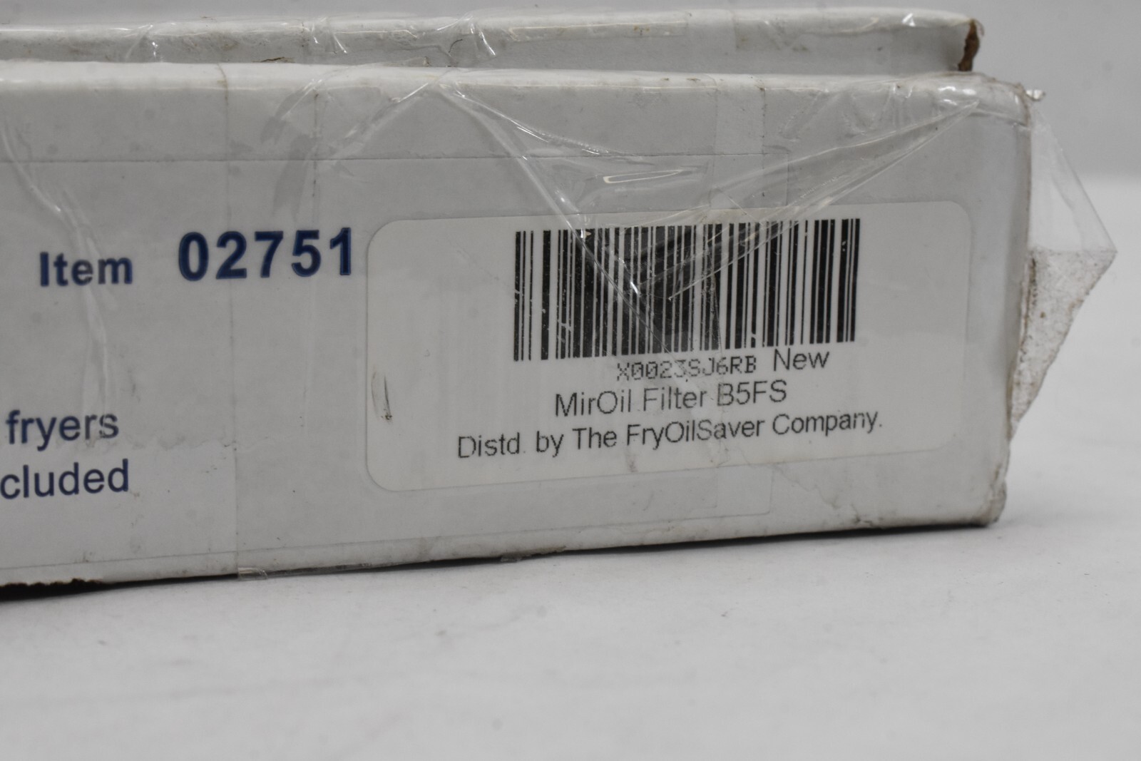 MirOil B5Fs Fryer Oil Filter Bag & Frame Combo Oil Polishing Filter Bag 02751