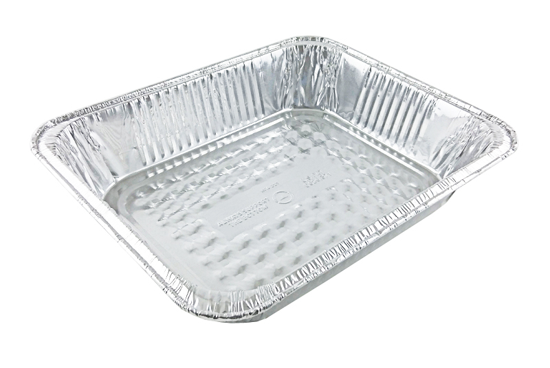 Handi-Foil Premium Disposable 1/2 Size Deep Aluminum Steam Pans w/Lids 10 Sets