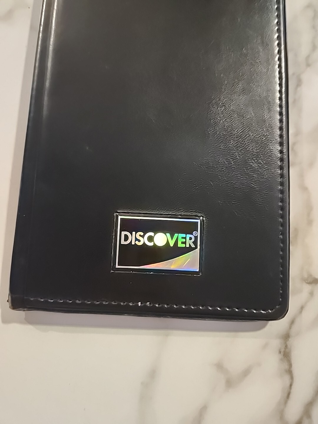 DISCOVER CHECK PRESENTER SERVER waiter waitress BOOK RESTAURANT w/ Card Holder