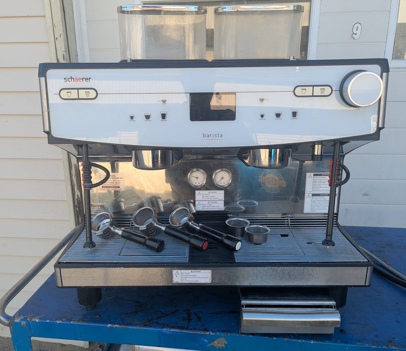 Schaerer Barista Commercial Two Head Espresso Machine 240V