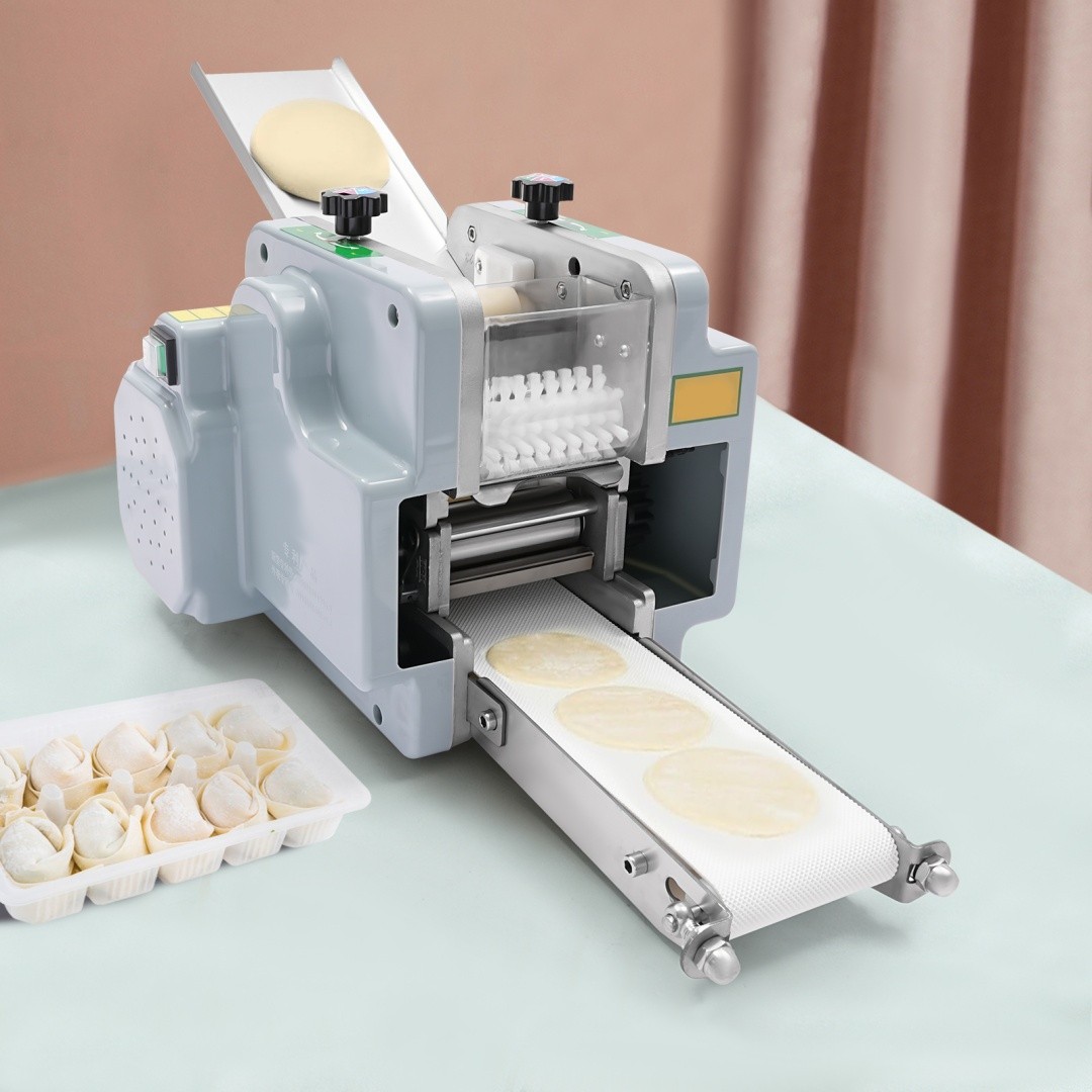 110V Automatic Dumpling Skin Machine Dumpling Wrapper Maker 60 Pieces/Min