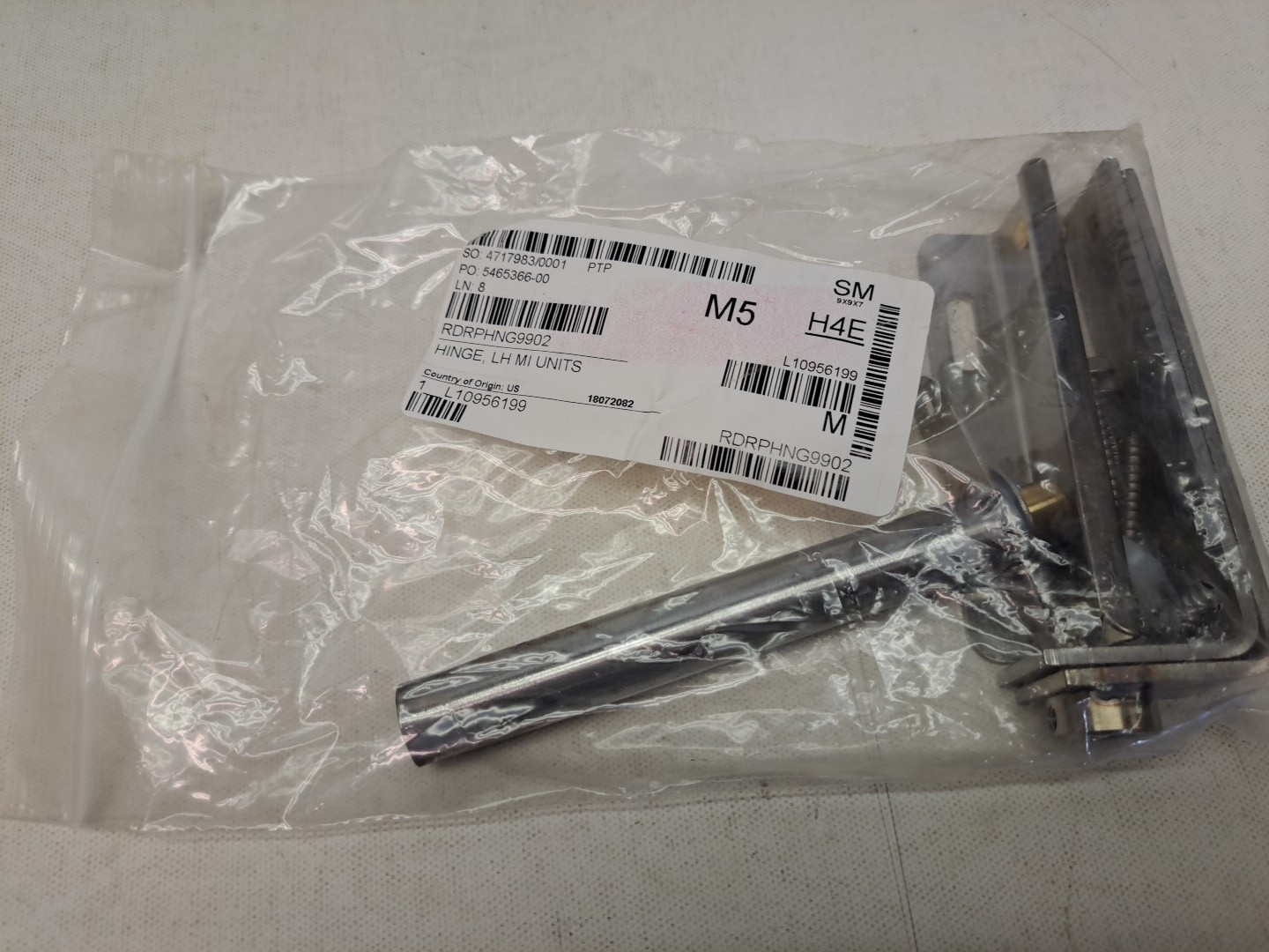 Randell RDRPHNG9902 left-hand door hinge assembly NEW, no box