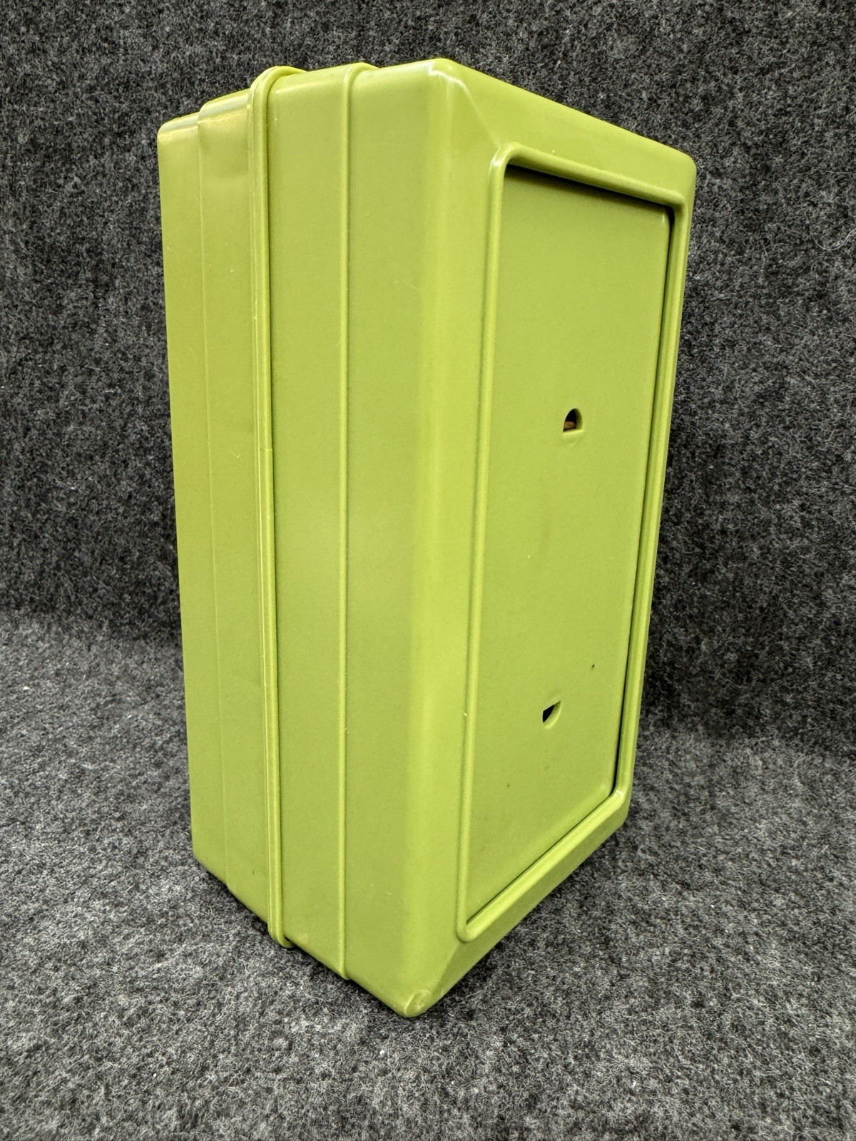 Vintage Napkin Dispenser ~ Avocado Green ~ Orchard Paper Products Los Angeles CA