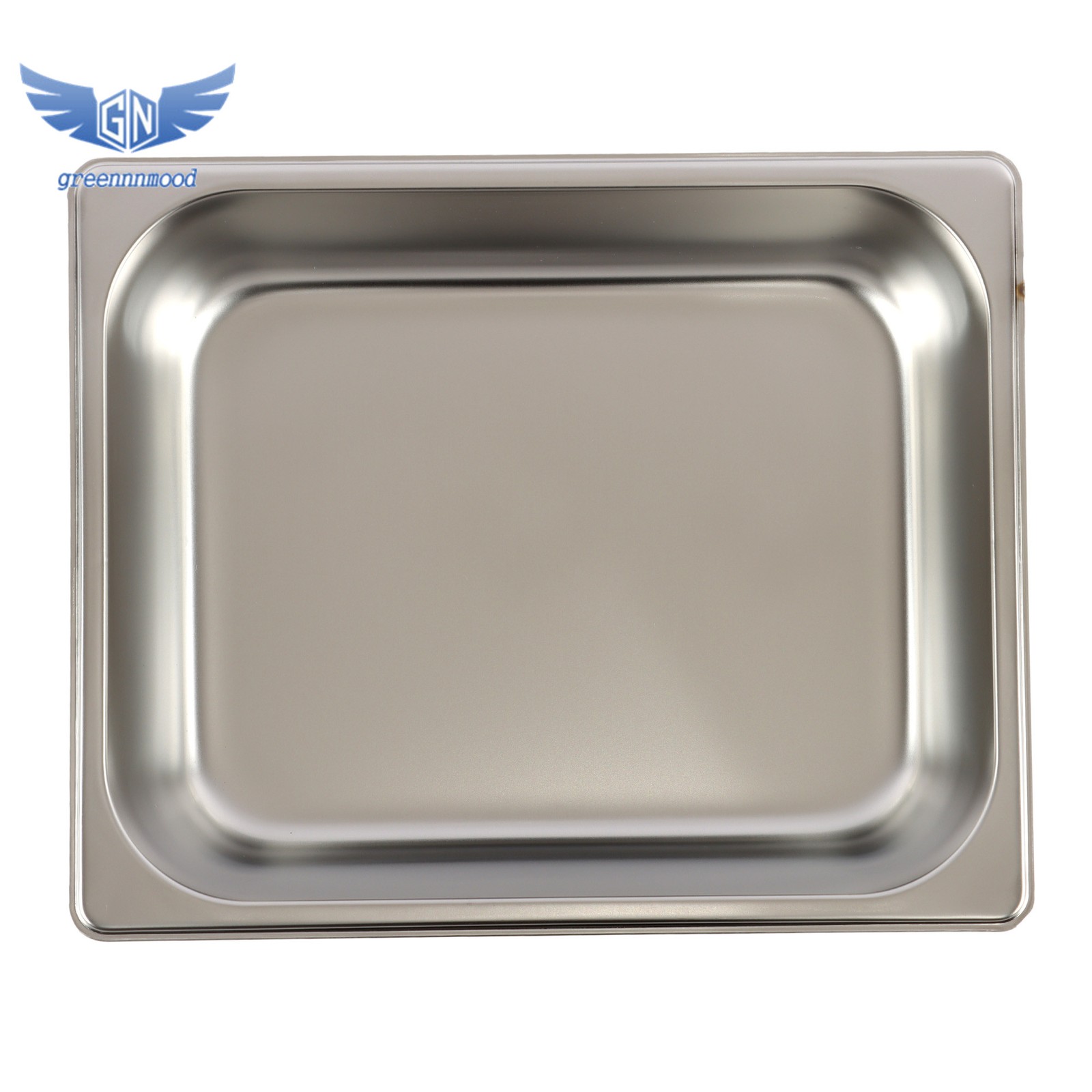 4Pcs 1/2 Size 4″ Deep Anti-Jam Stainless Steam Table Catering Food Pan With Lids