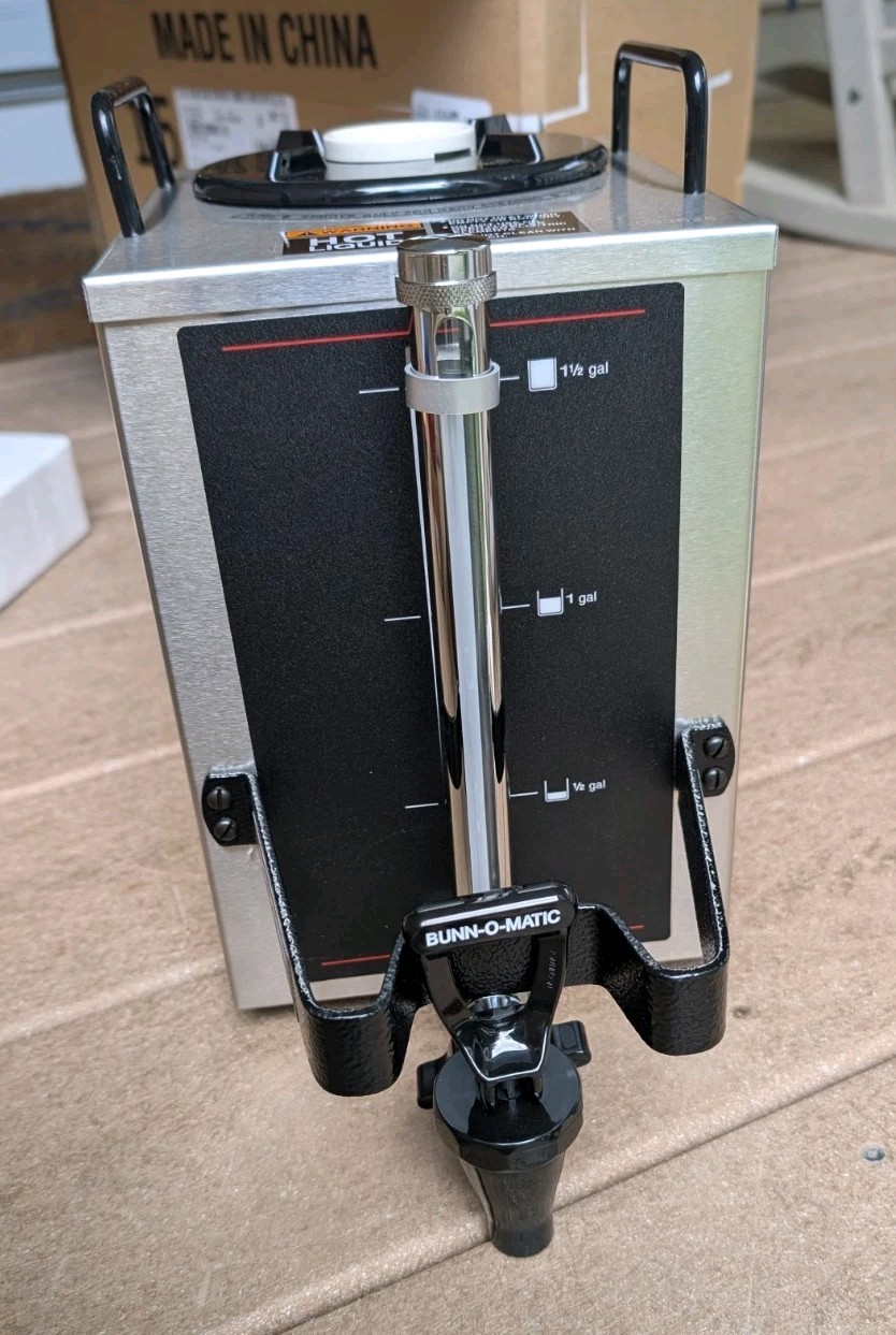 Brand New Bunn # BU 20950.0004 1.5 Gal. Top Handle Coffee Server In Box