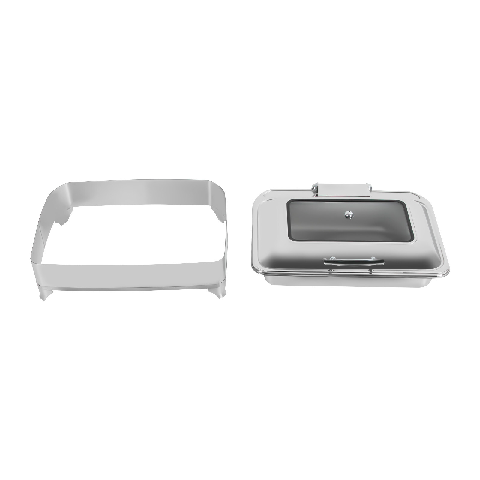 Electric Buffet Food Warmers Commercial Heat Food Countertop Silver Pizza Warmer