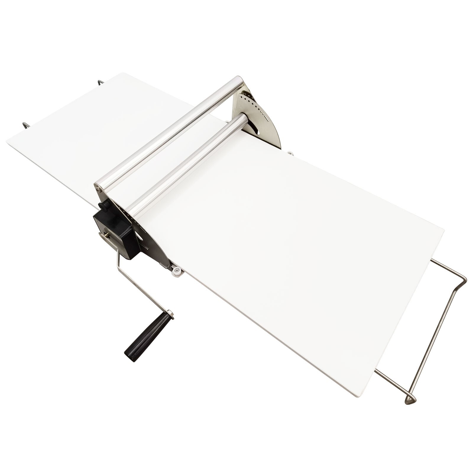 15″ PP Table Top Manual Stainless Steel Pastry Machine Pastry Dough Sheeter