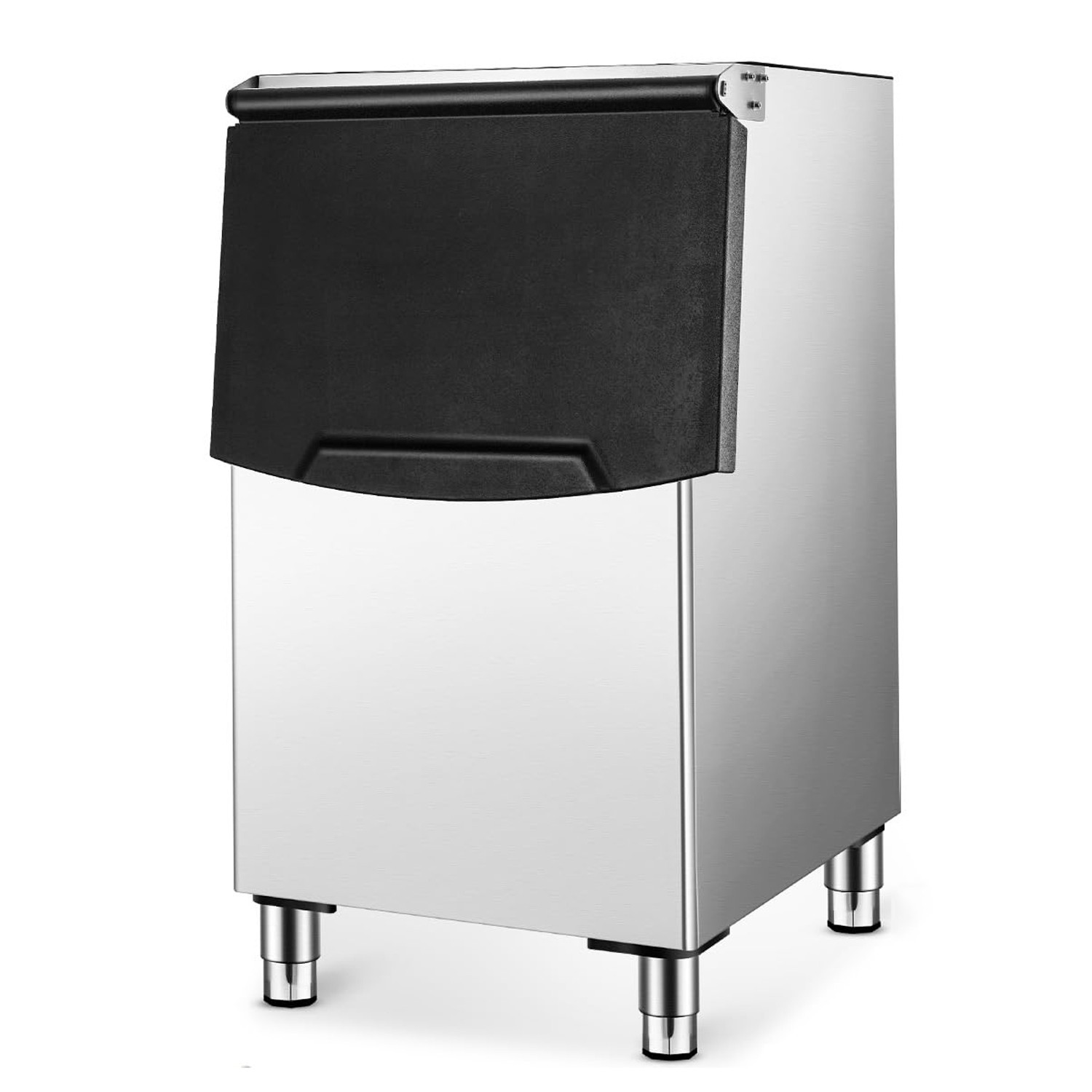 Commercial Ice Maker Storage Bin 360lbs Capacity Stainless Steel Ice Storage Bin
