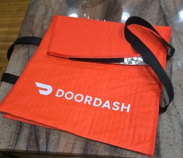 DoorDash Insulated Catering Bag – Large Red Delivery Bag – Thermal Food Warmer