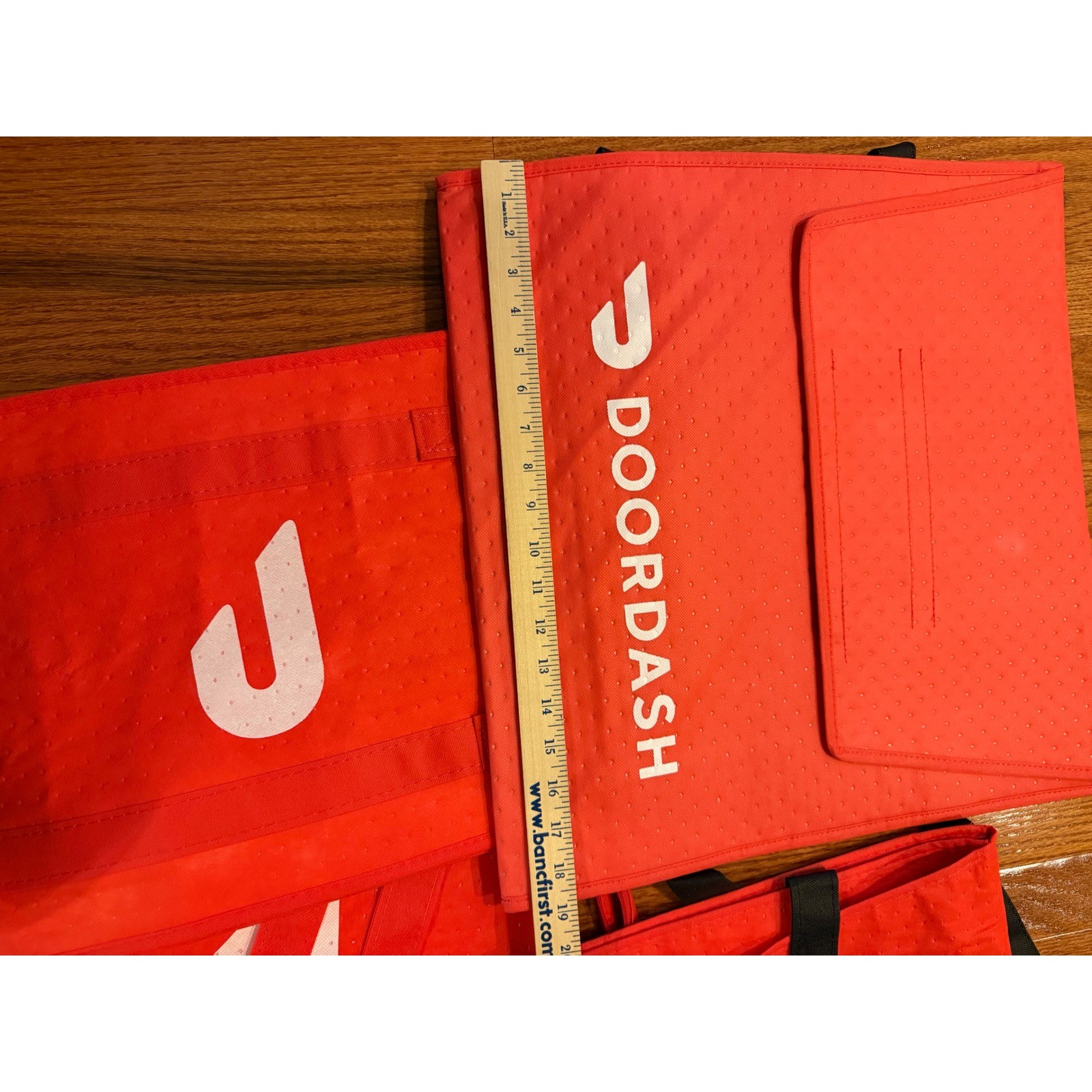 DoorDash Delivery Bag Unisex OS Red Thermal Insulated Catering Tote Lot of 9