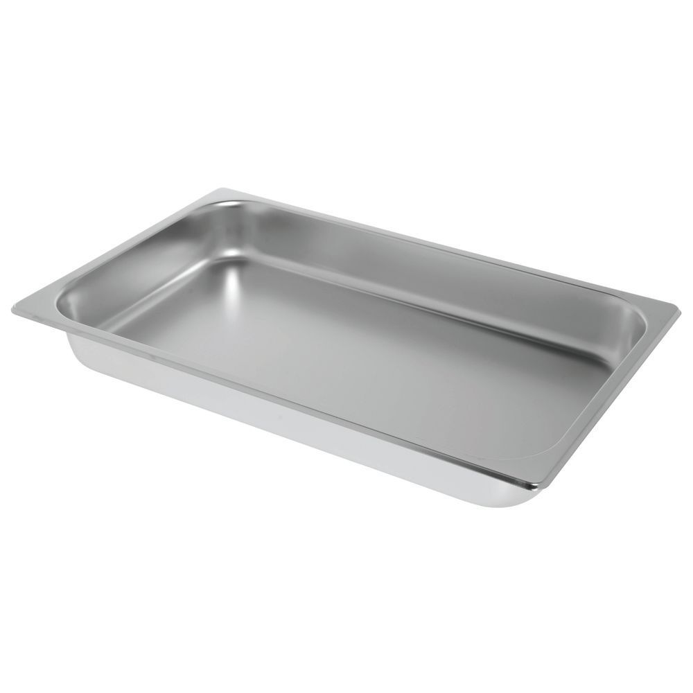 HUBERT® Chafing Dish Food Pan Full Size 9 1/2 Qt Stainless Steel – 21″L x 12