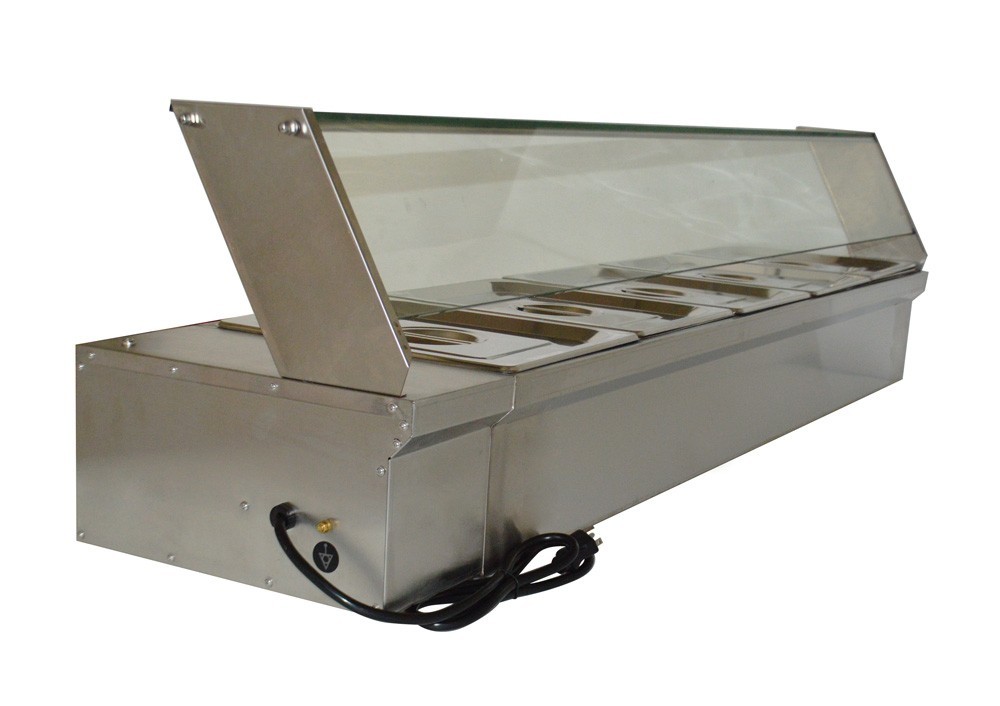 5*1/2 size 6″ deep Pans Countertop Commercial Buffet Food Warmer 2HP