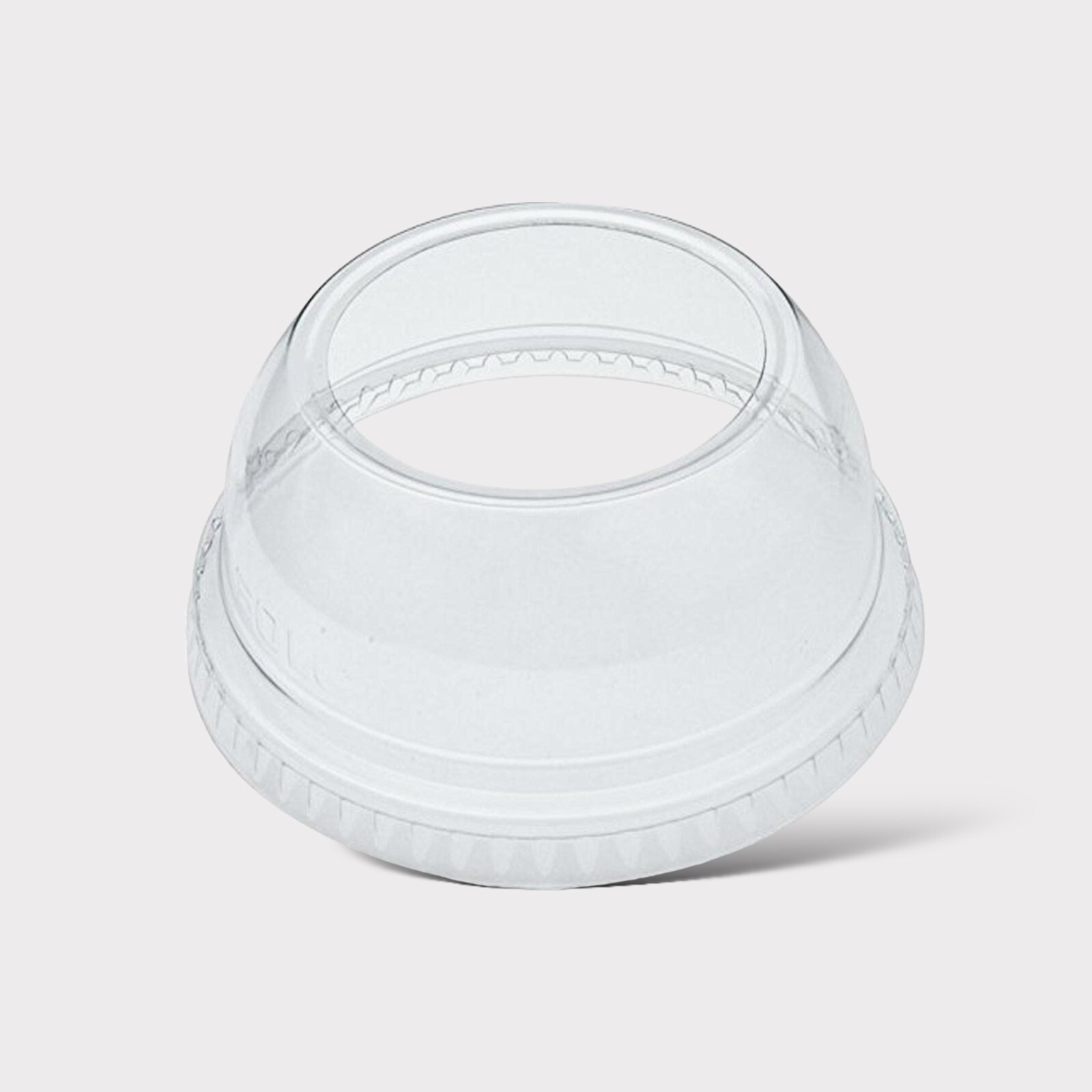 Dart DLW662 Clear Lid PET 662 Dome with Ex Lg Hole (Case of 1000)