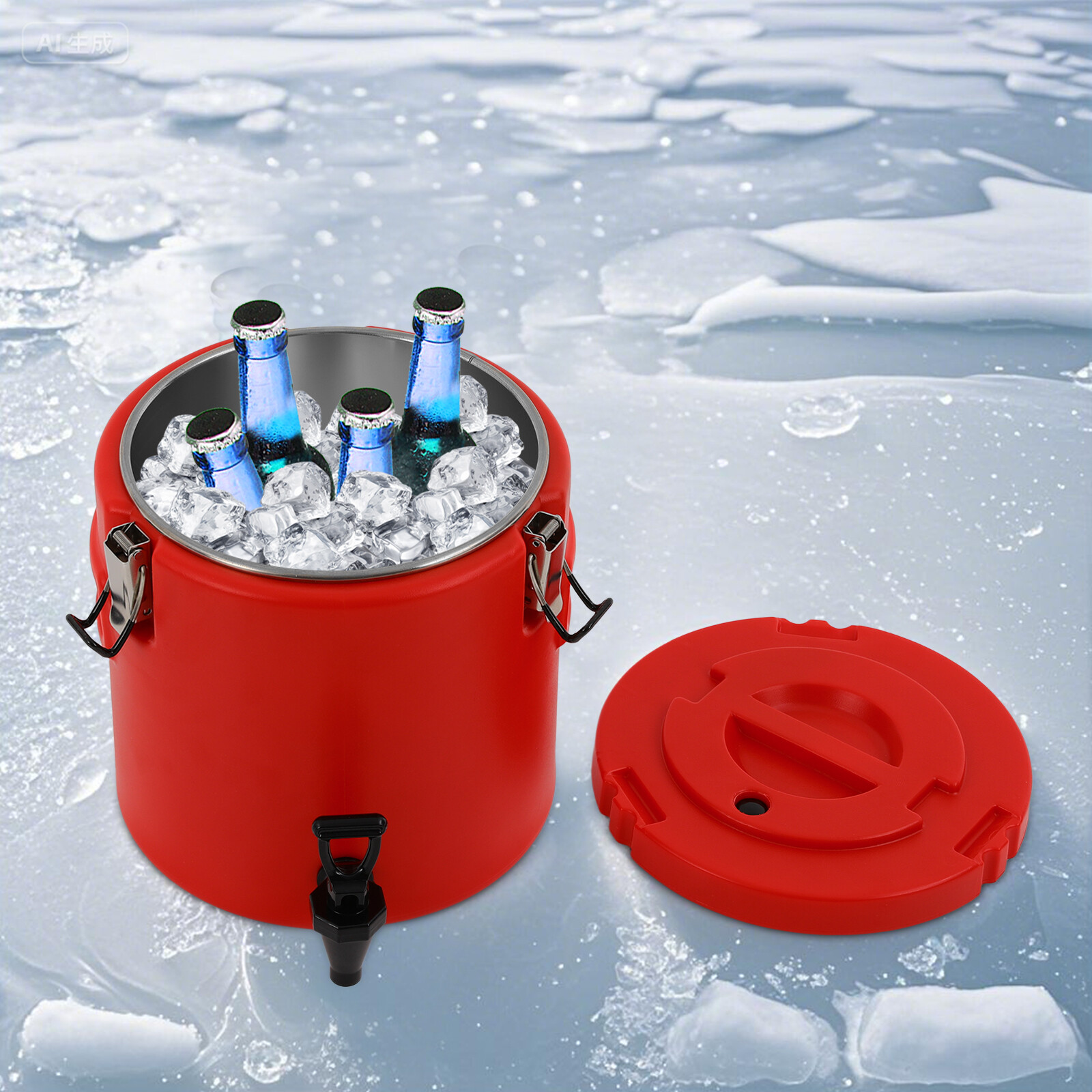 2.64 Gal Insulated Thermal Hot & Cold Thermal Coffee Airpot Beverage Dispenser