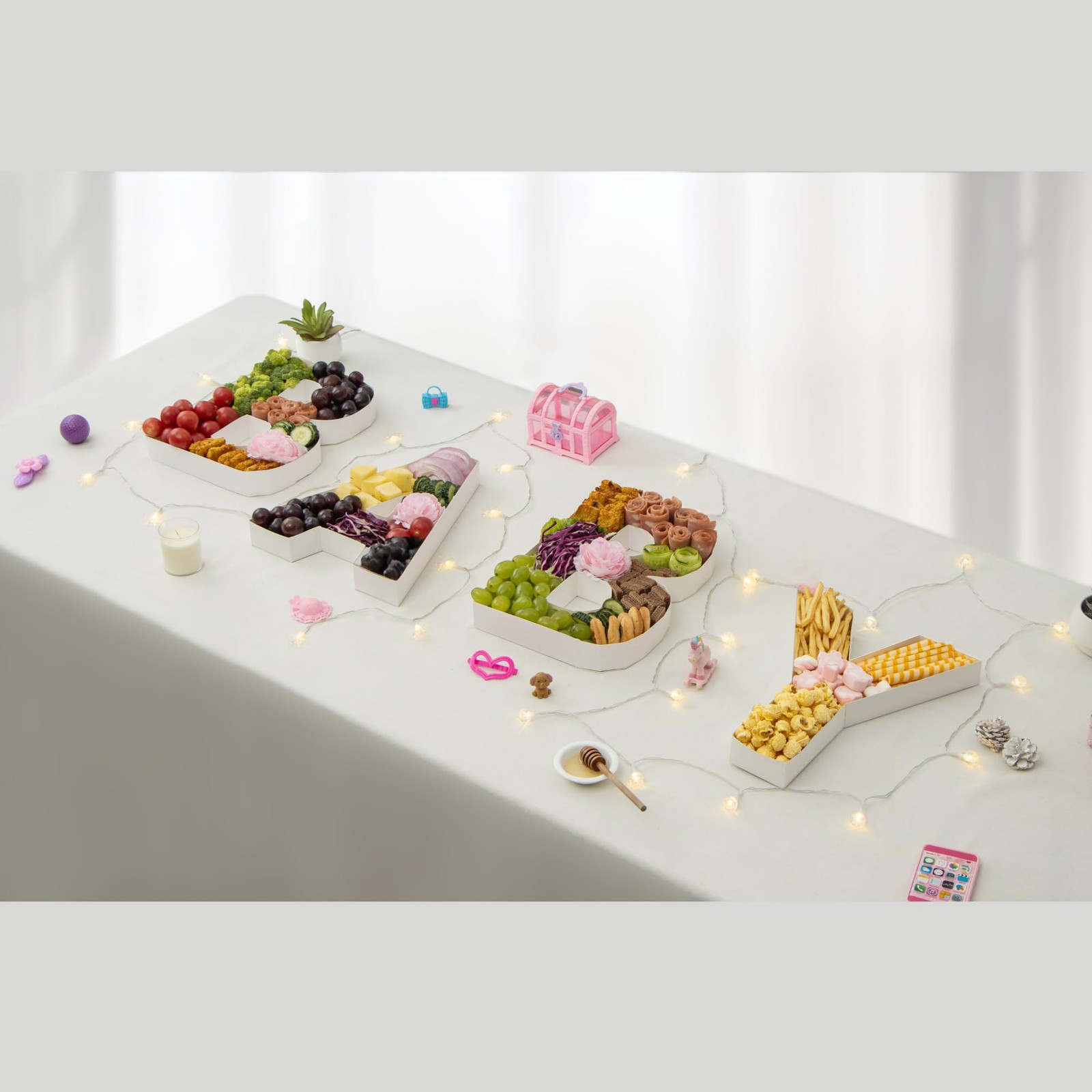 Charcuterie Board Letters I Baby or Bridal Shower Food Trays I Decorations Ca…