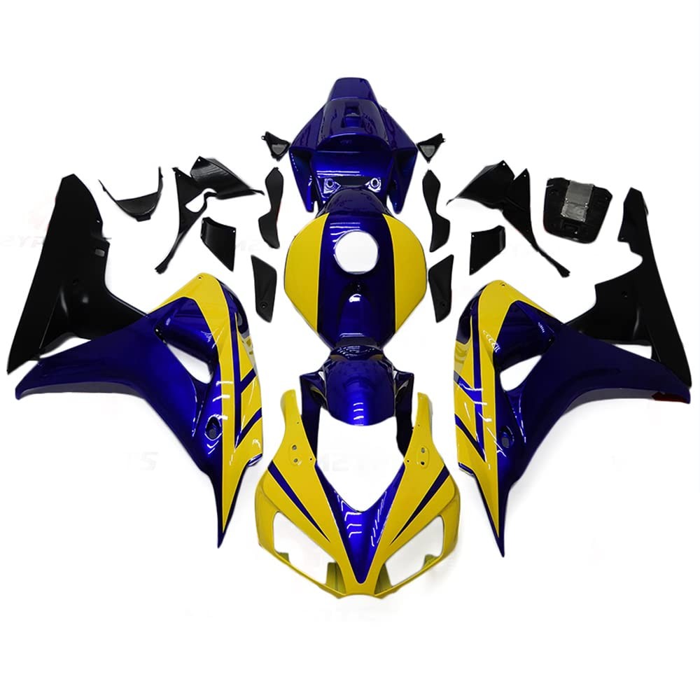 ABS Injection Fairing Body Kit CBR1000RR 06-07 Yellow Black Blue