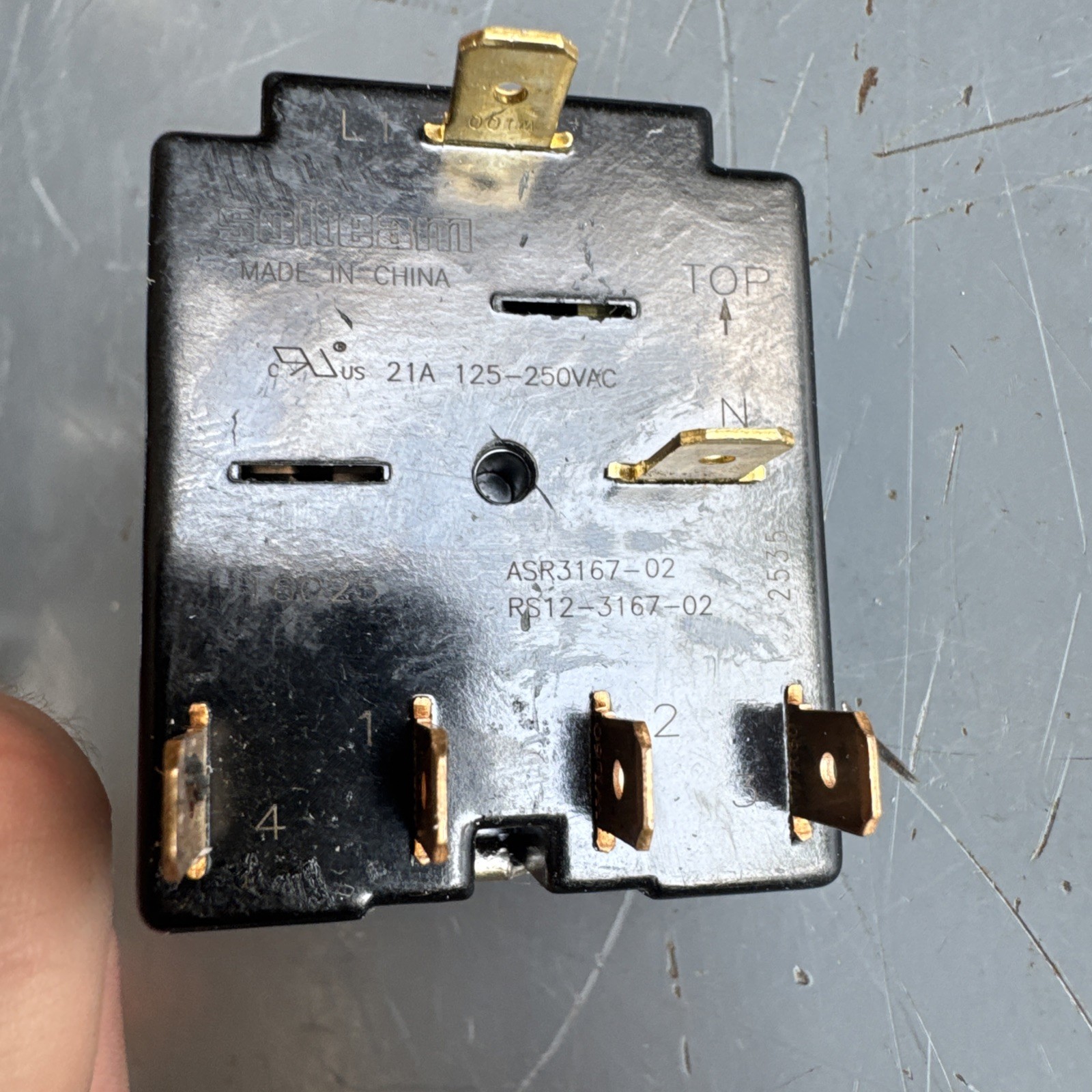 SOLTEAM ASR3167-02 SWITCH MODE SELECTOR FITS BLODGETT 18868 21A 125-250VAC