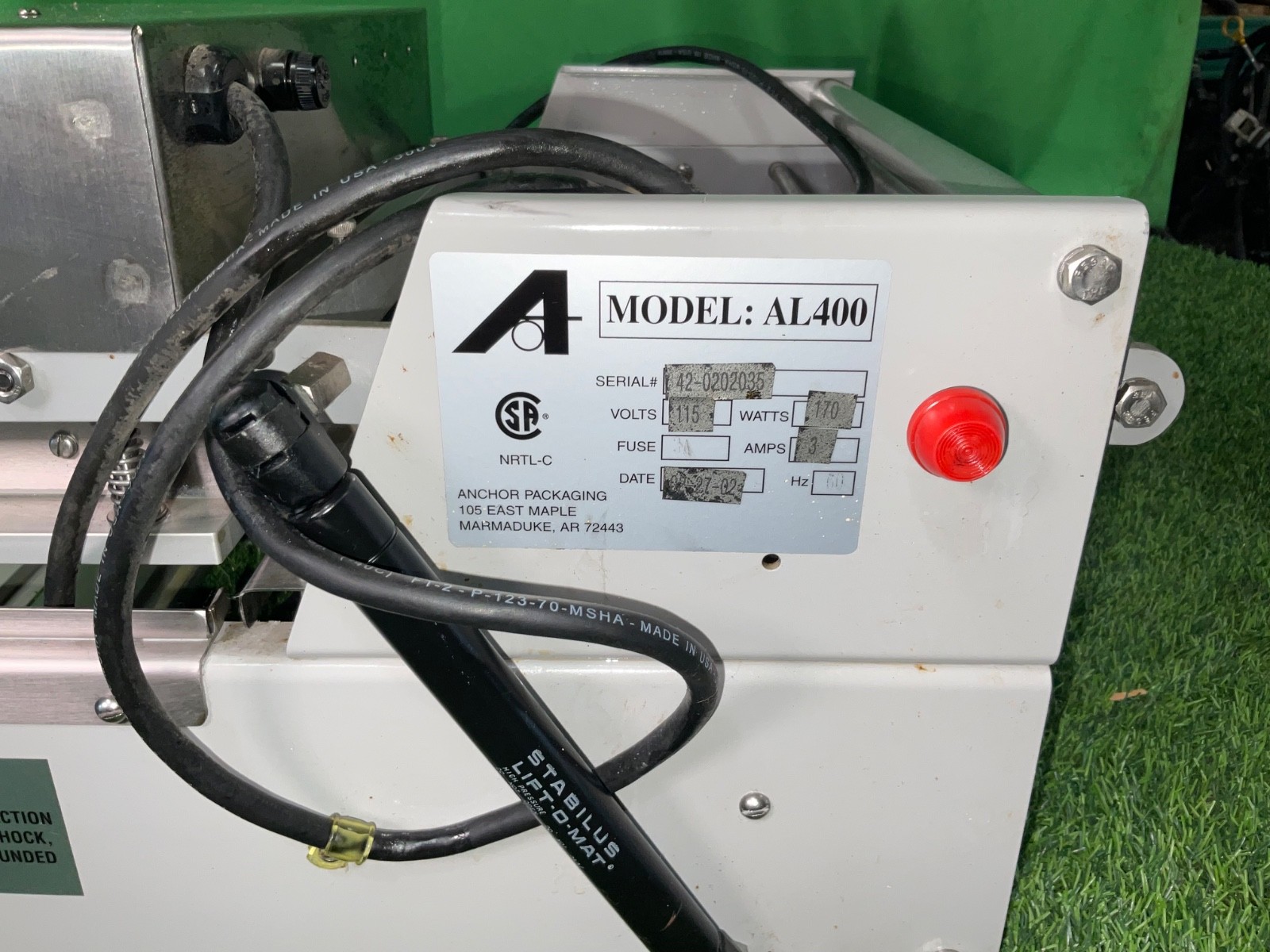 Anchor Packaging AL400 Commercial Heat Sealer with some film included 1269 5B