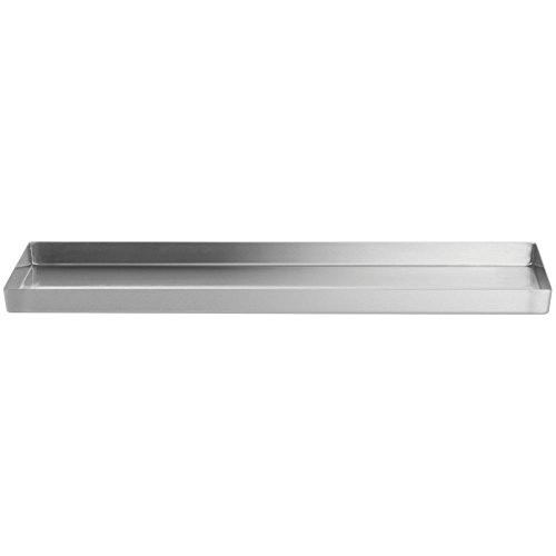 HUBERT® Food Merchandsing Pans with Tapered Corners Stainless Steel Deli Display