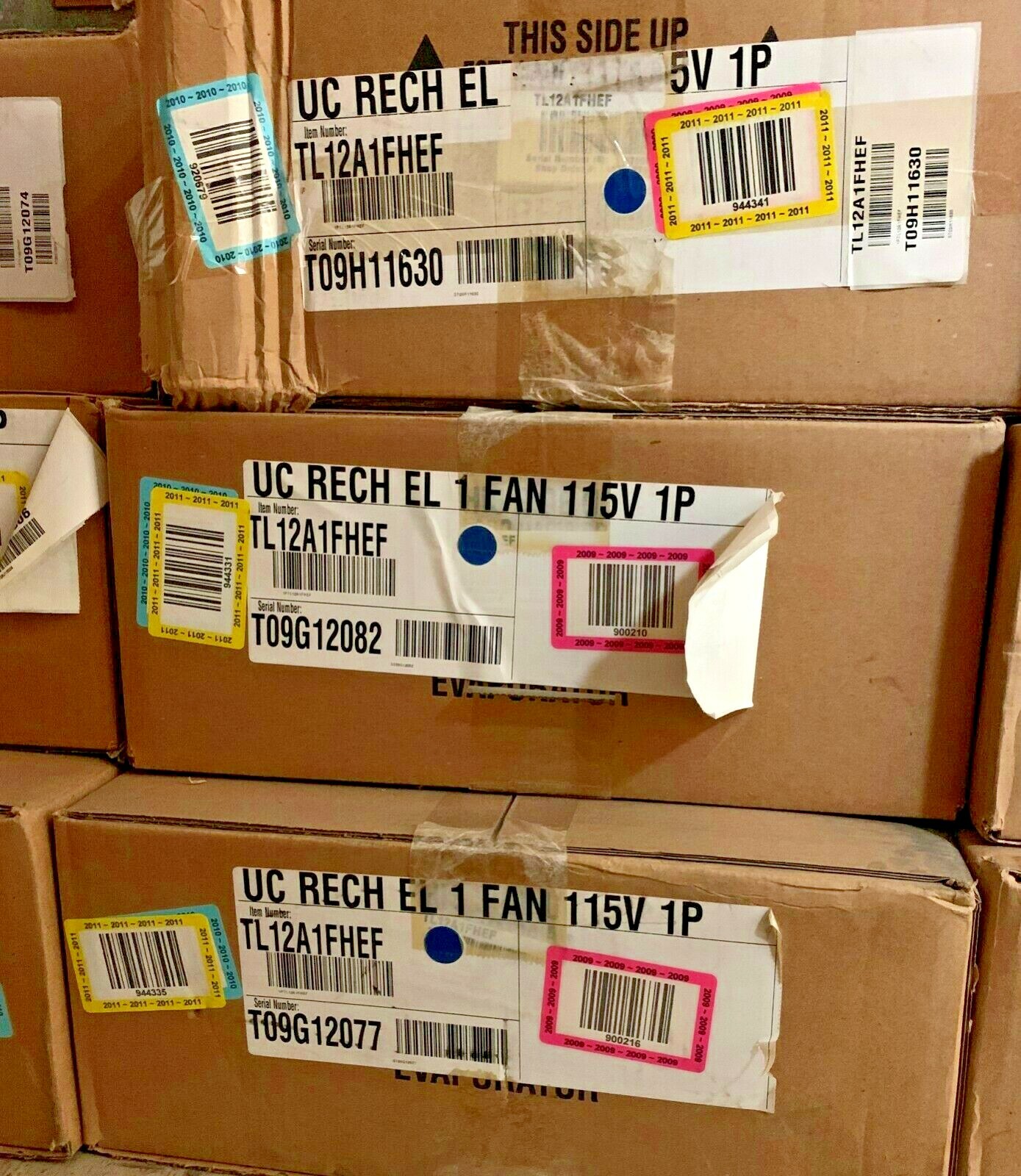 Overstock Heatcraft reach in evaporator 1 fan TL12A1FHEF  115/1