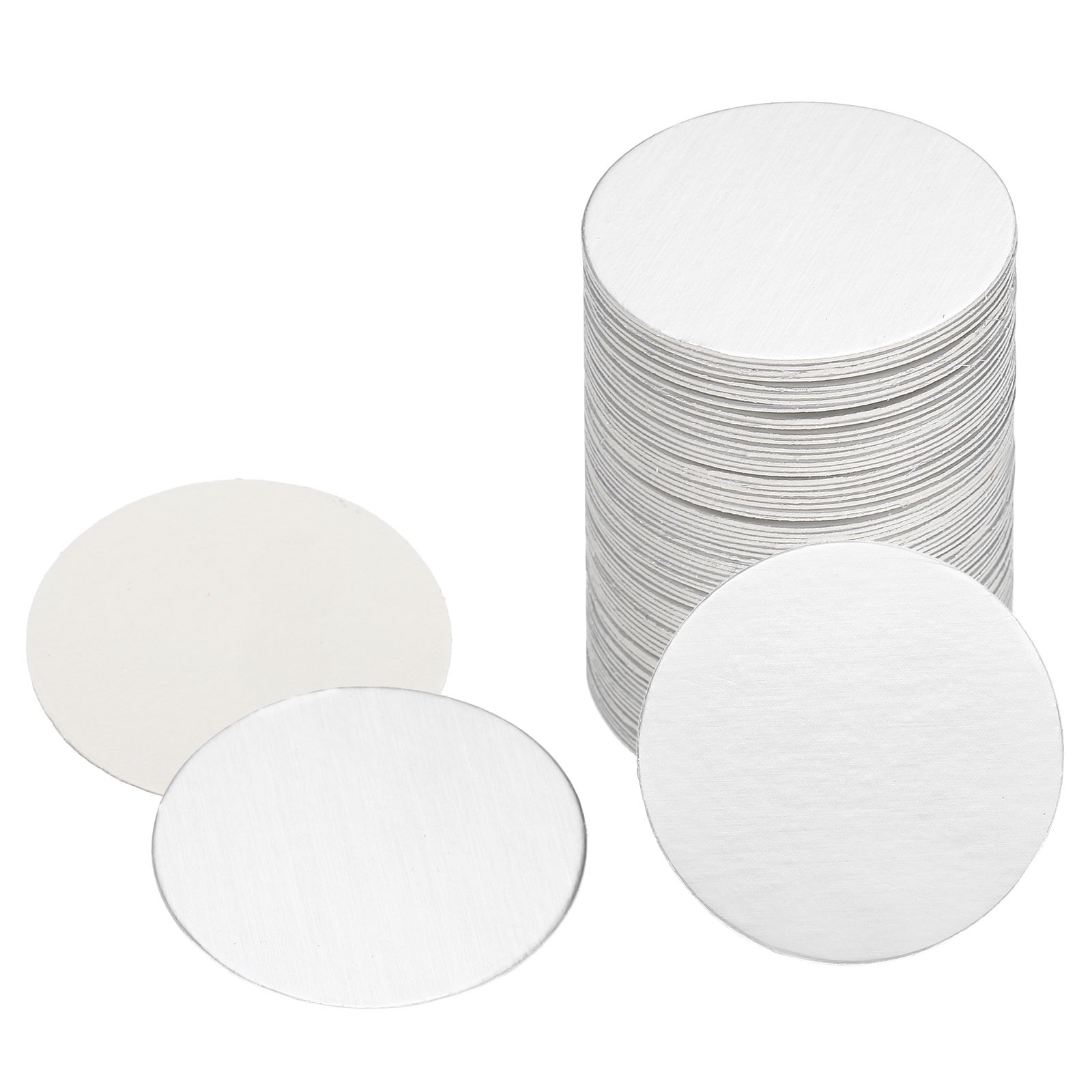 38mm/1.5» Aluminum Foil Cap Liners,160 Pcs Induction Sealer Sealing Liners