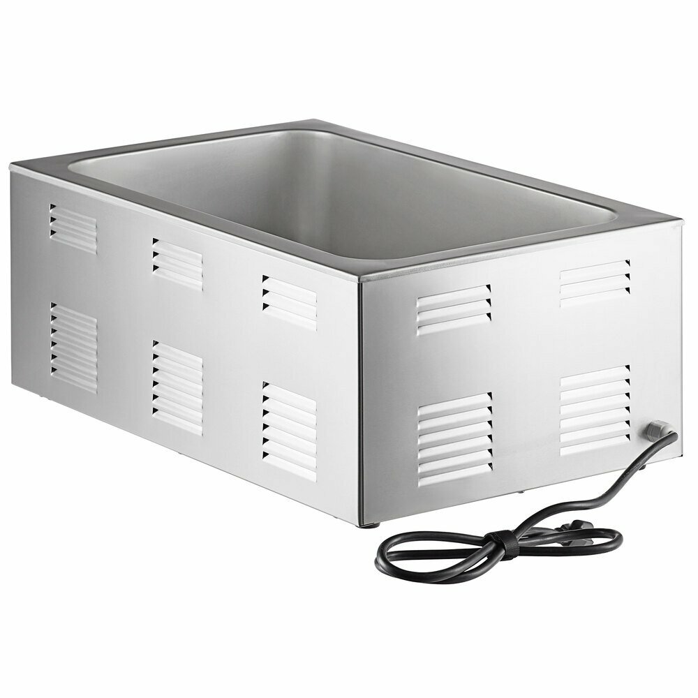 Avantco W50 12″ x 20″ Full Size Electric Countertop Food Warmer – 120V, 1200W