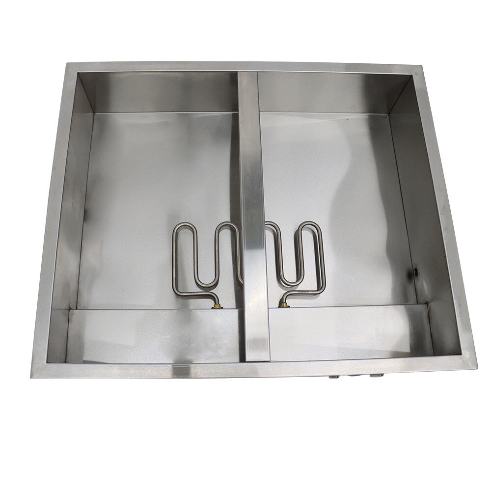 Commercial Stainless steel Squarish 4-Pan 1/2 Size Buffet Food Warmer 110V 1.5KW