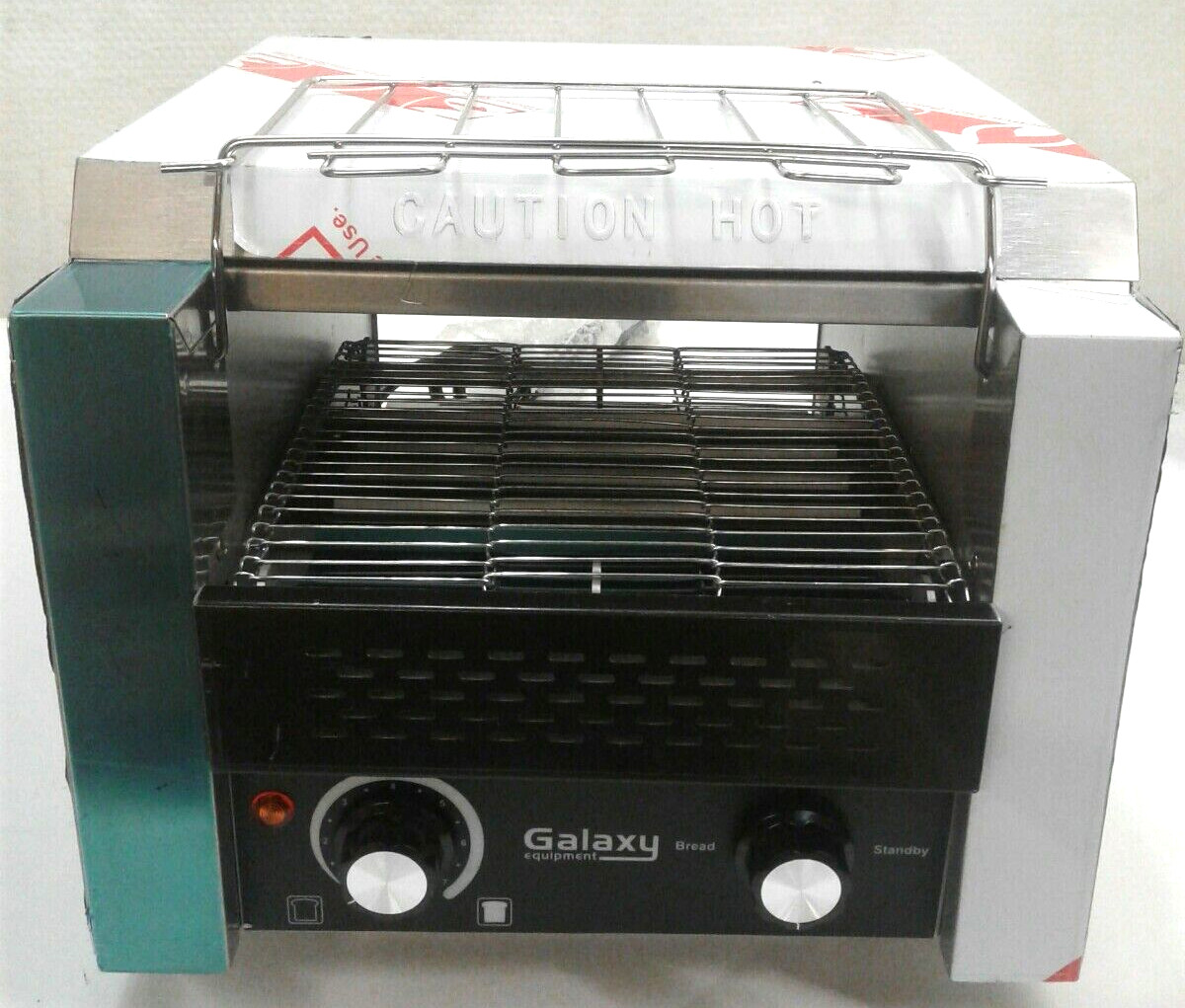 Galaxy 177GCT10 Conveyor Toaster 120V 1750W Adjustable Speed 10″ Wide 3″ Opening