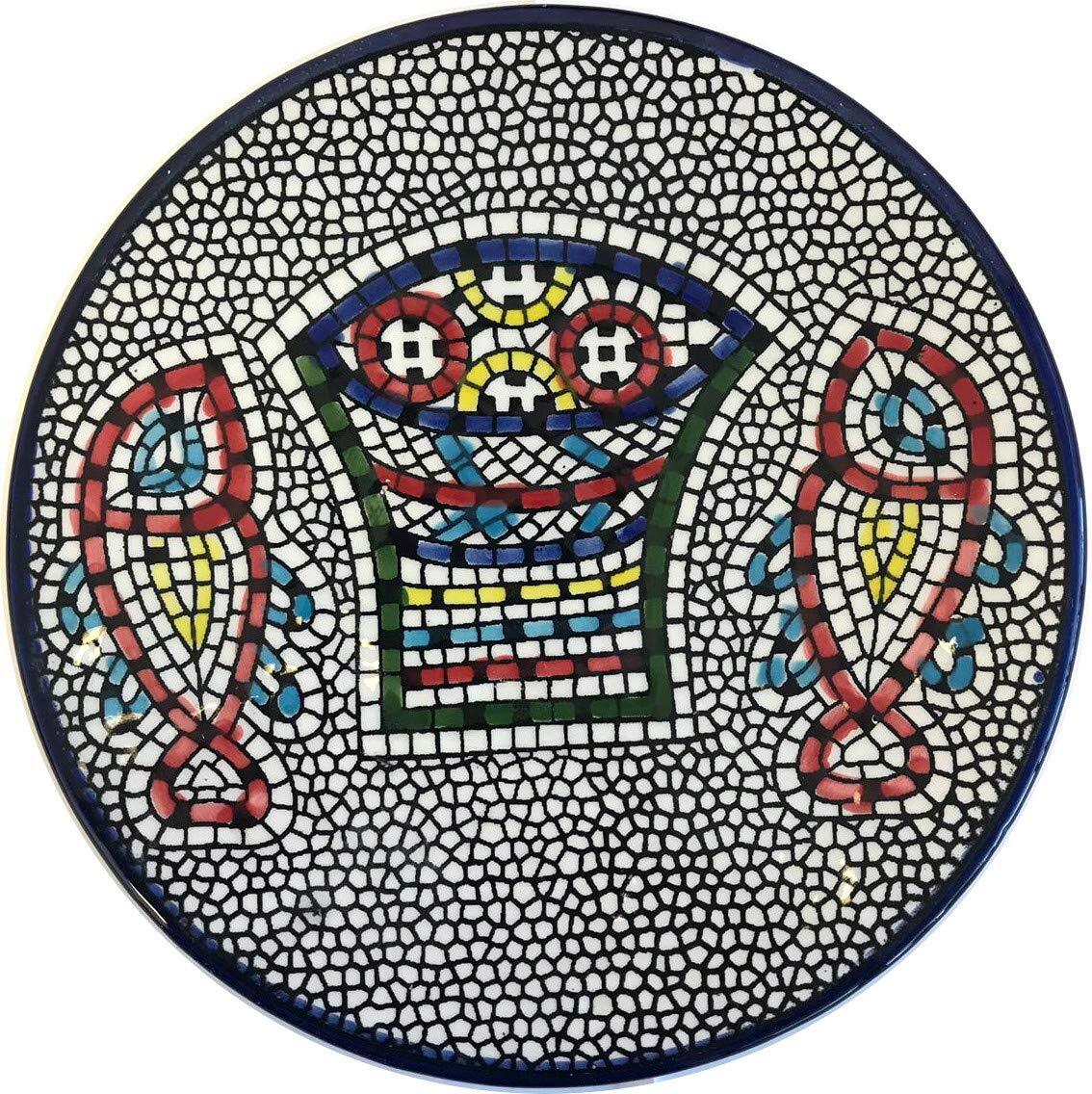 Tabgha – Miracle of Loaves and Fish Armenian ceramic plate – Medium II (6.4