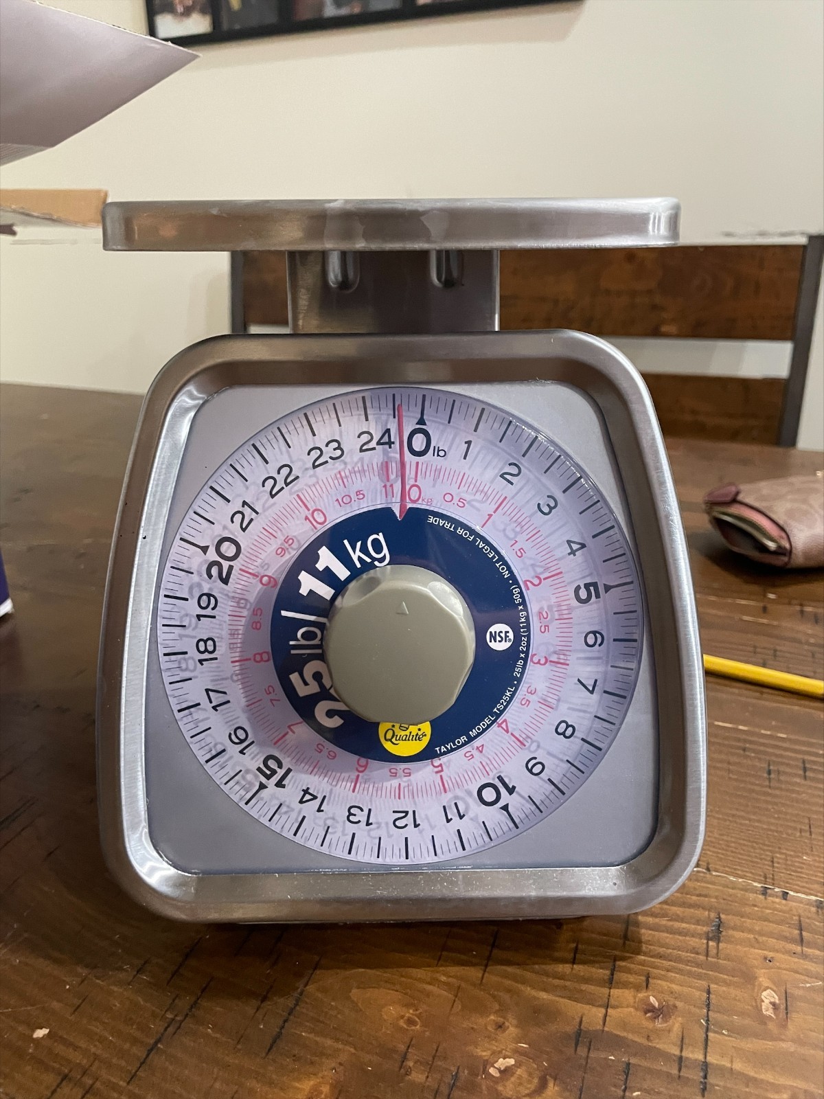 Portion Control Scale Taylor TS25KL 25 lb, 11.3 Kg TS25KL 25
