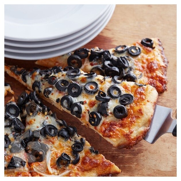 Hometown Provisions Sliced Black Olives 6 lb. 10 oz. (3 lb. 7 oz. Dr. Wt.) #10 C