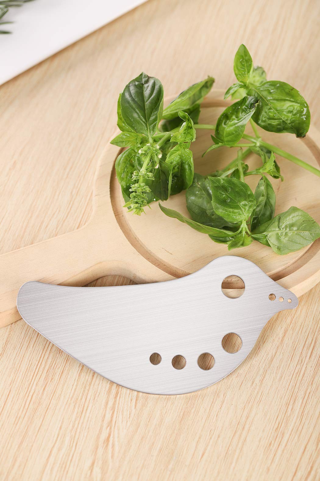 Stainless Steel Herb Stripper for Kale, Chard, Collard Greens – Multi-Function L
