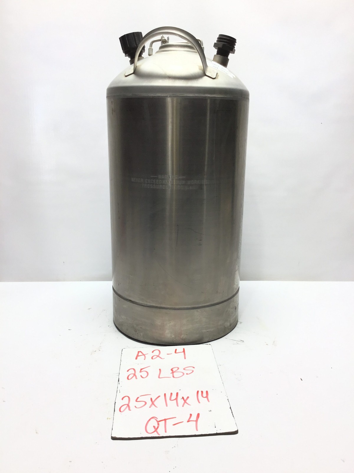 Unbranded NSDA-VS-01 Stainless Home Brew Tank 130 PSI