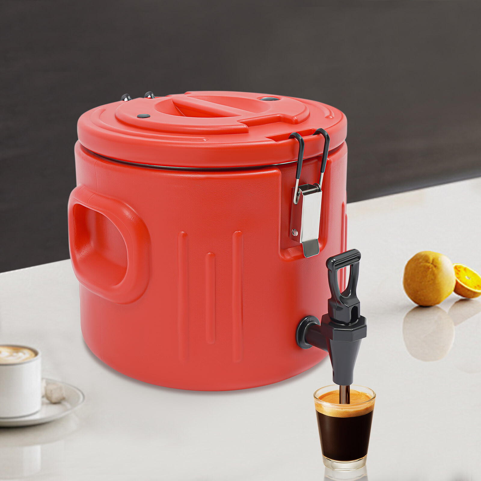 Red Insulated Beverage Containers Insulated Beverage Cooler Insulated Bucket 10L