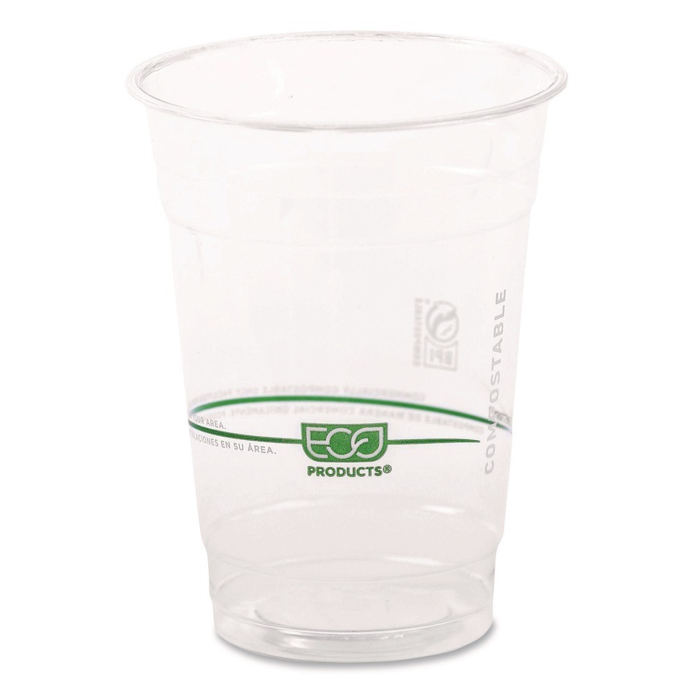 Eco-Products EPCC16GSPK 16 oz. GreenStripe Cold Cups – Clear (50/Pack) New