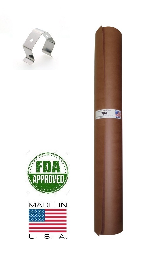 24″ x 150′ Pink/Peach Butcher Paper Roll Smoker Safe Aaron Franklin BBQ Style