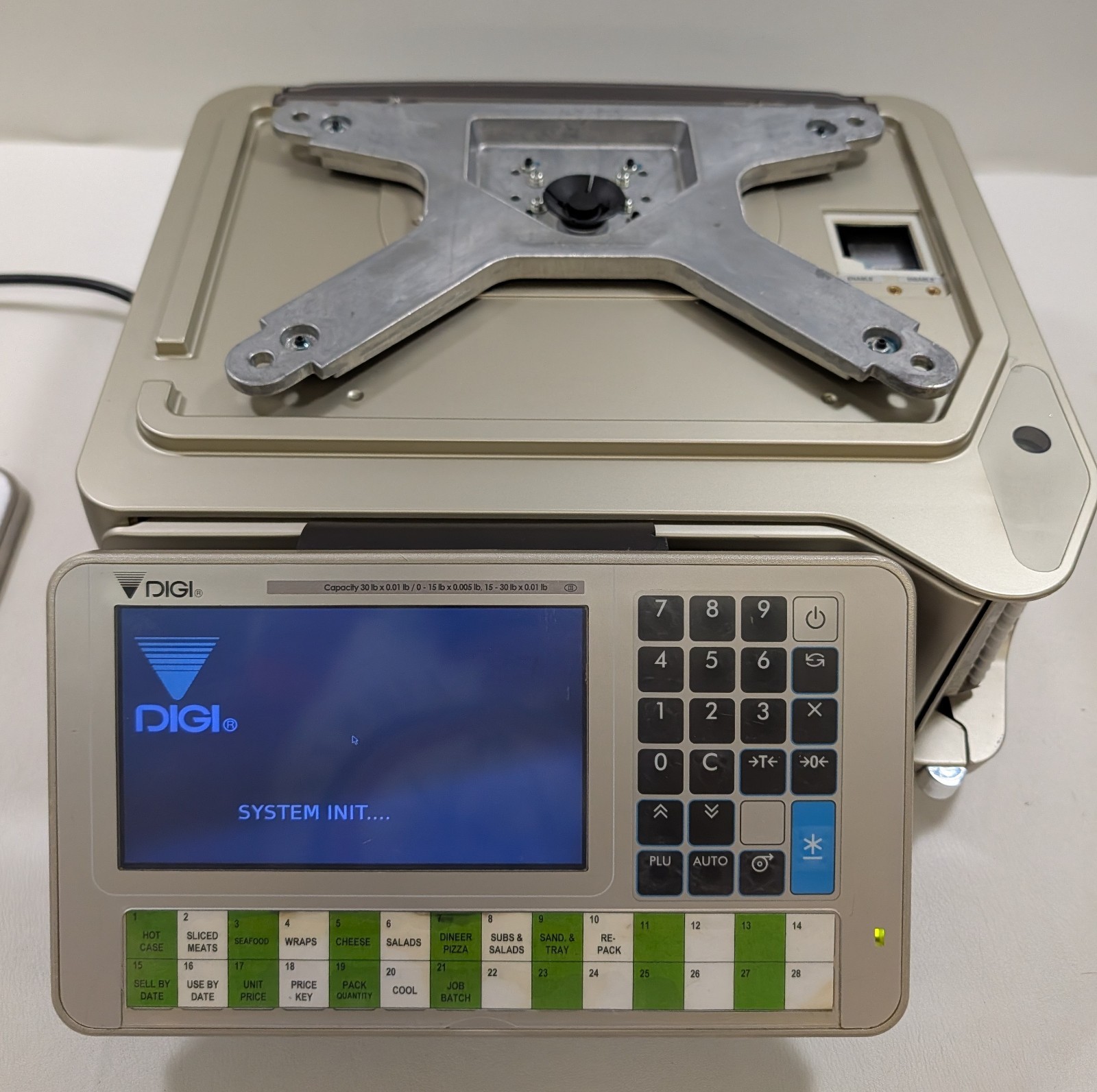 DIGI SM-5000 Deli Commercial Scale w/ Label Printer & Touchscreen | w/Power Cord