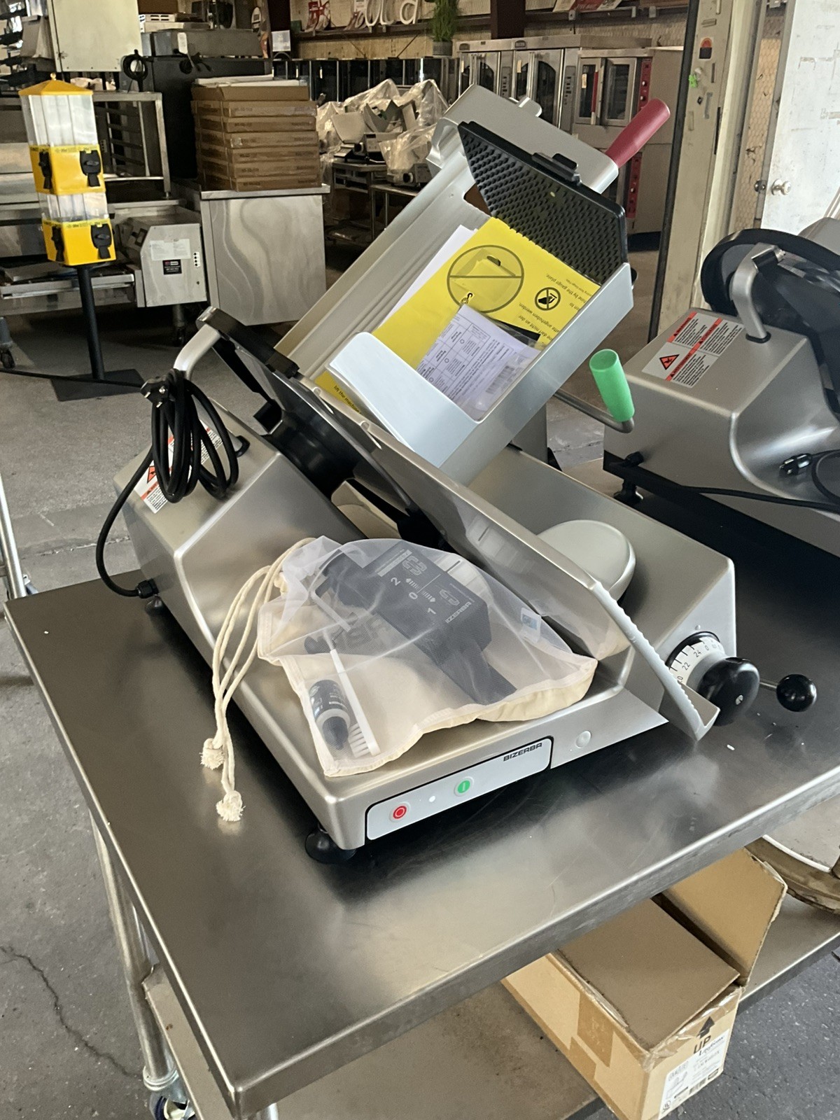 2026 Bizerba manual meat cheese deli slicer GSP H 3325HIIIu w/ blade sharpener