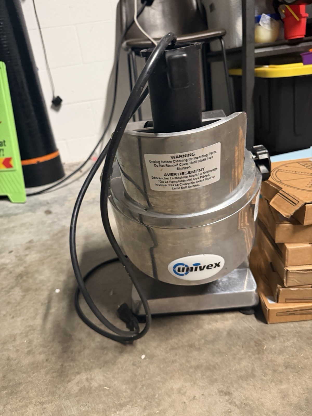 Univex Commercial Continuous Feed Food Processor Continuous Feed Processor