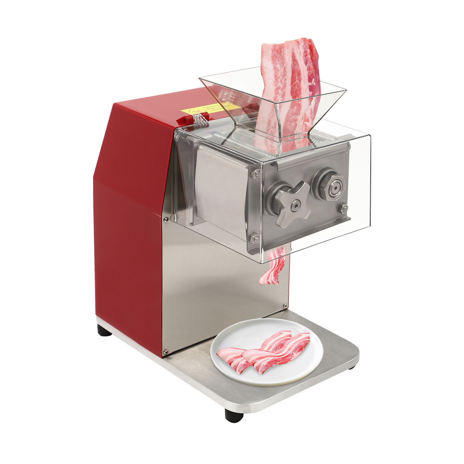 Commercial Electric Meat Cutting Machine Shredding Cutter Slicer w/ 3.5mm Blade