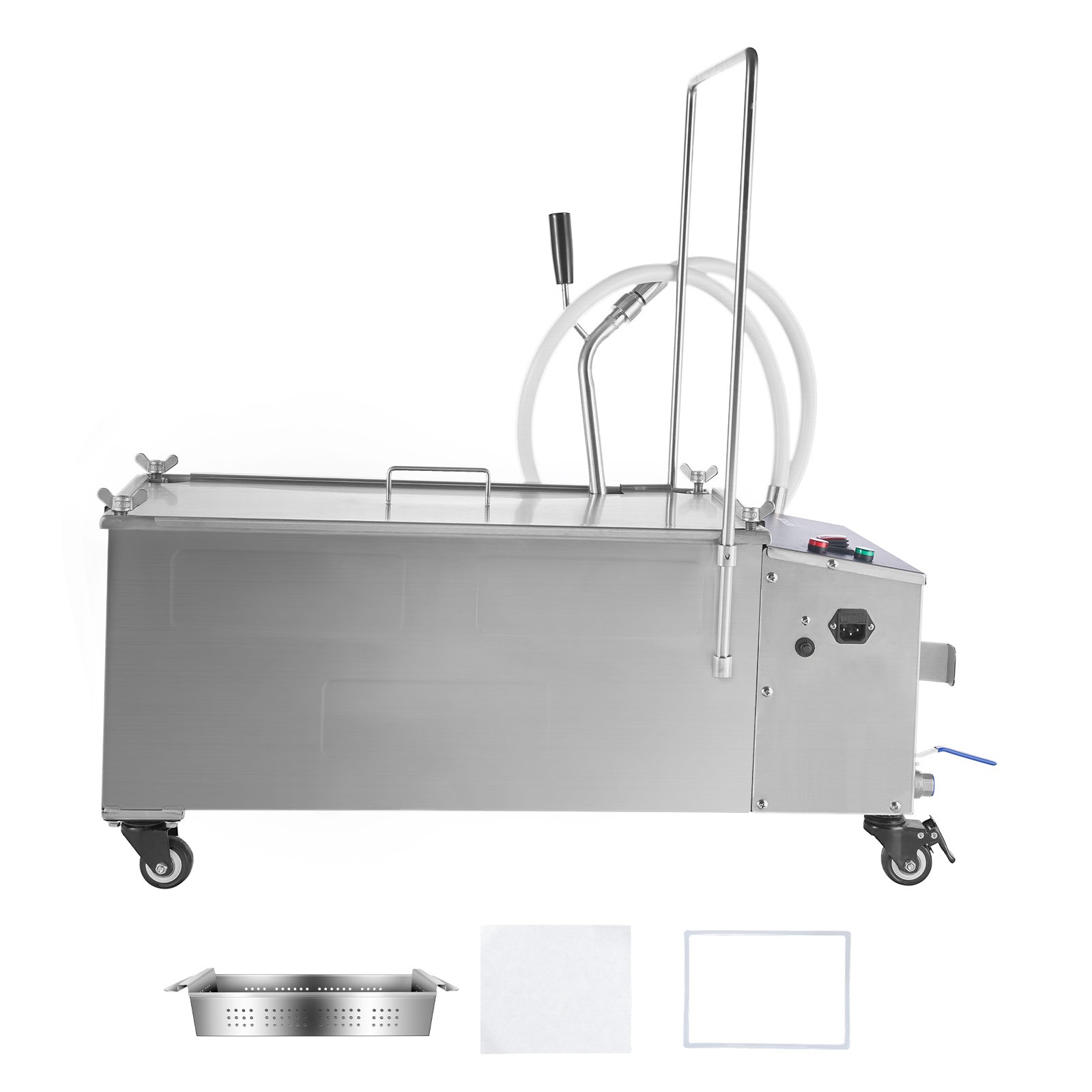 VEVOR Fryer Oil Filter Commercial Cooking Oil Filtration System 55L Capacity